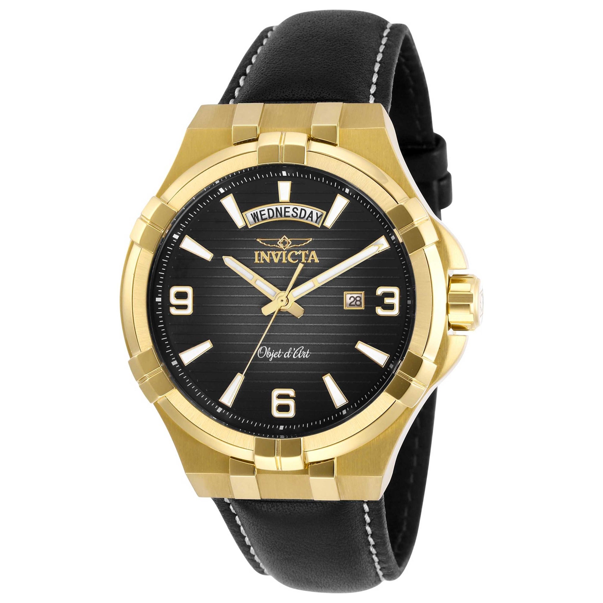 Front view of Invicta Objet D Art Men's Quartz Watch IN-30186