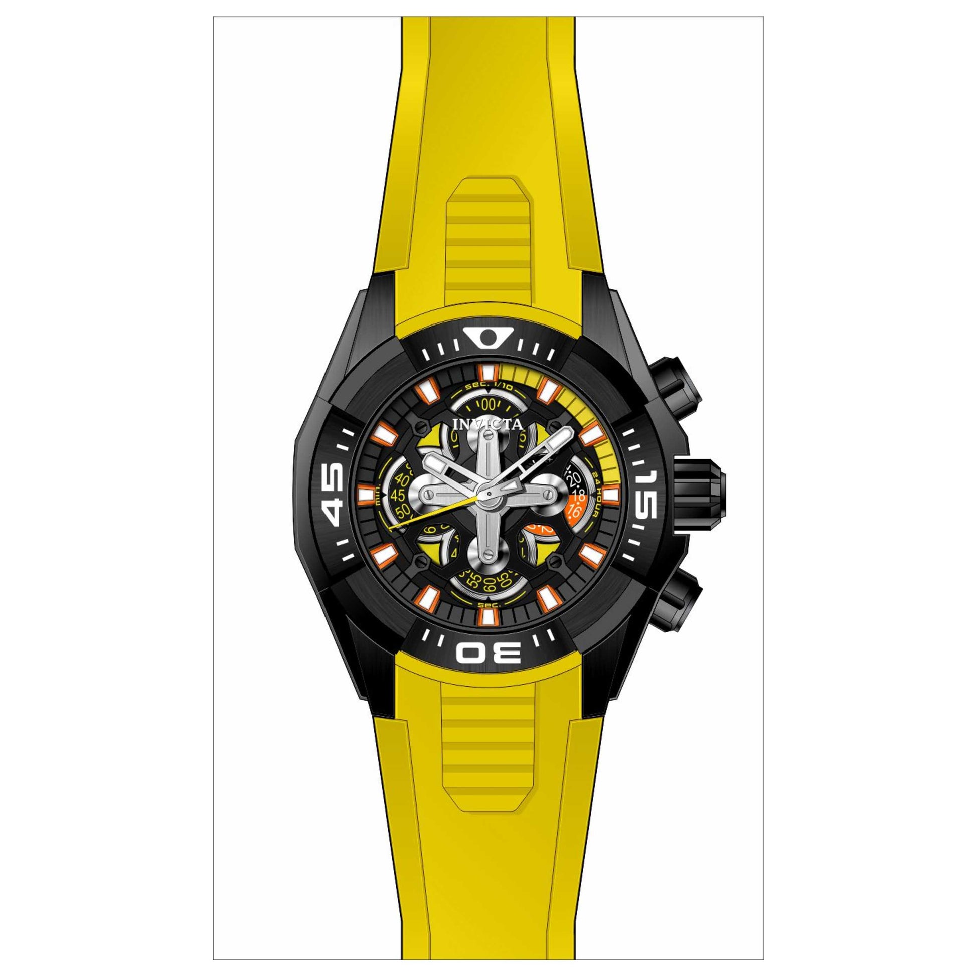 Front view of Invicta S1 Rally Men's Quartz Watch IN-30321