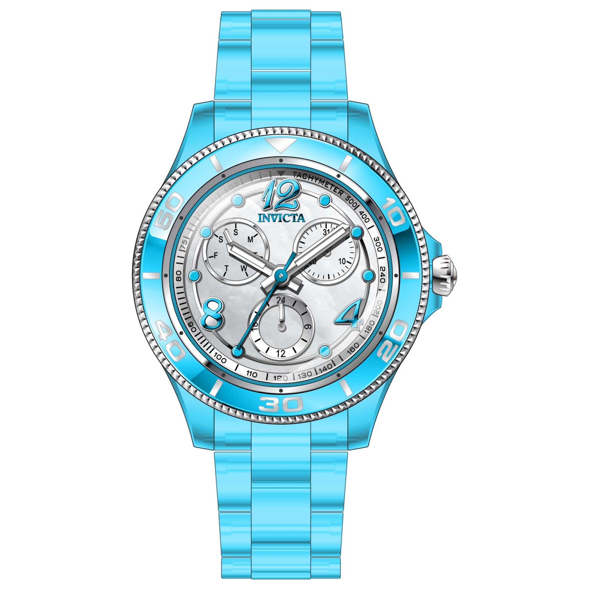 Front view of Invicta Anatomic Women's Quartz Watch IN-30366