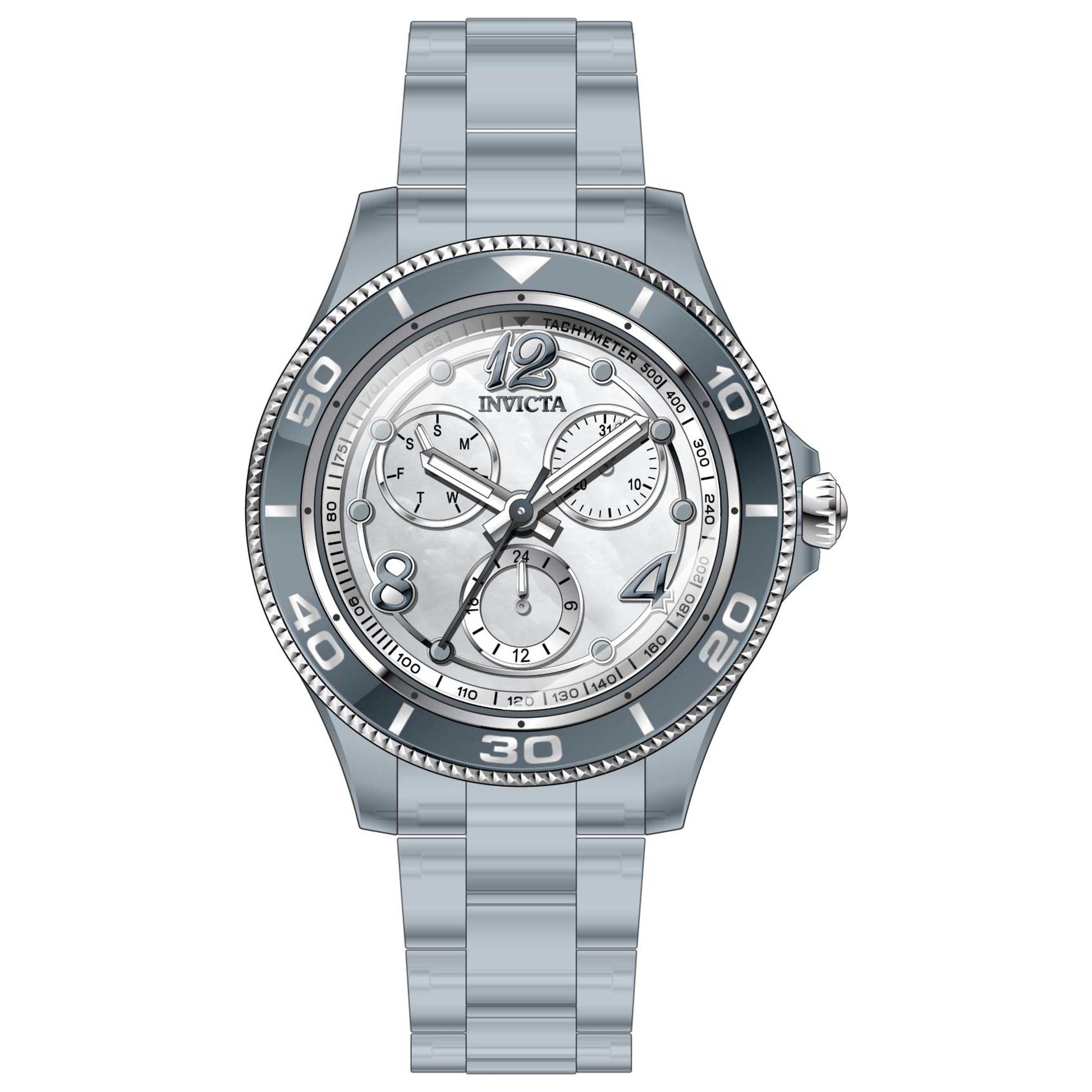 Front view of Invicta Anatomic Women's Quartz Watch IN-30368