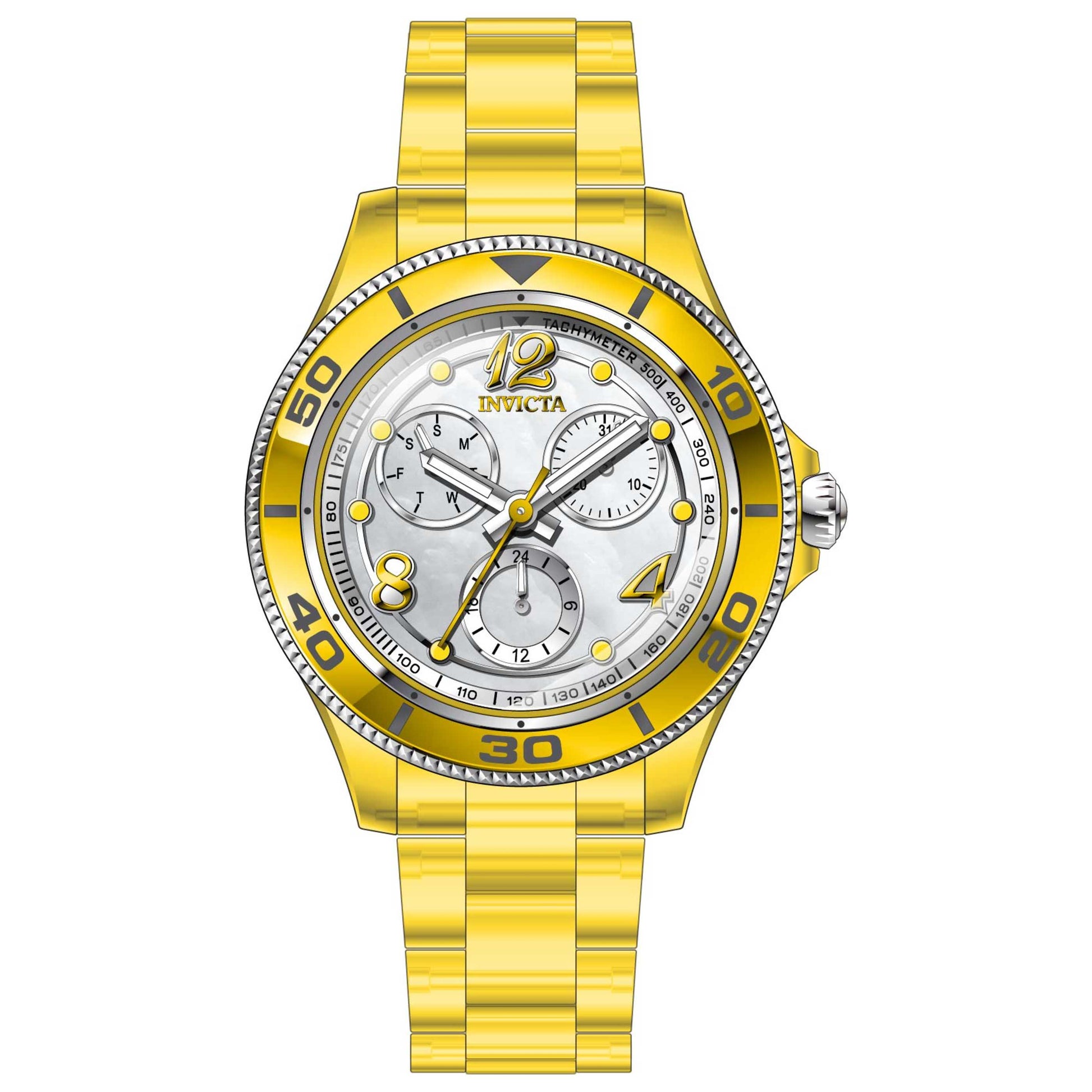 Front view of Invicta Anatomic Women's Quartz Watch IN-30369