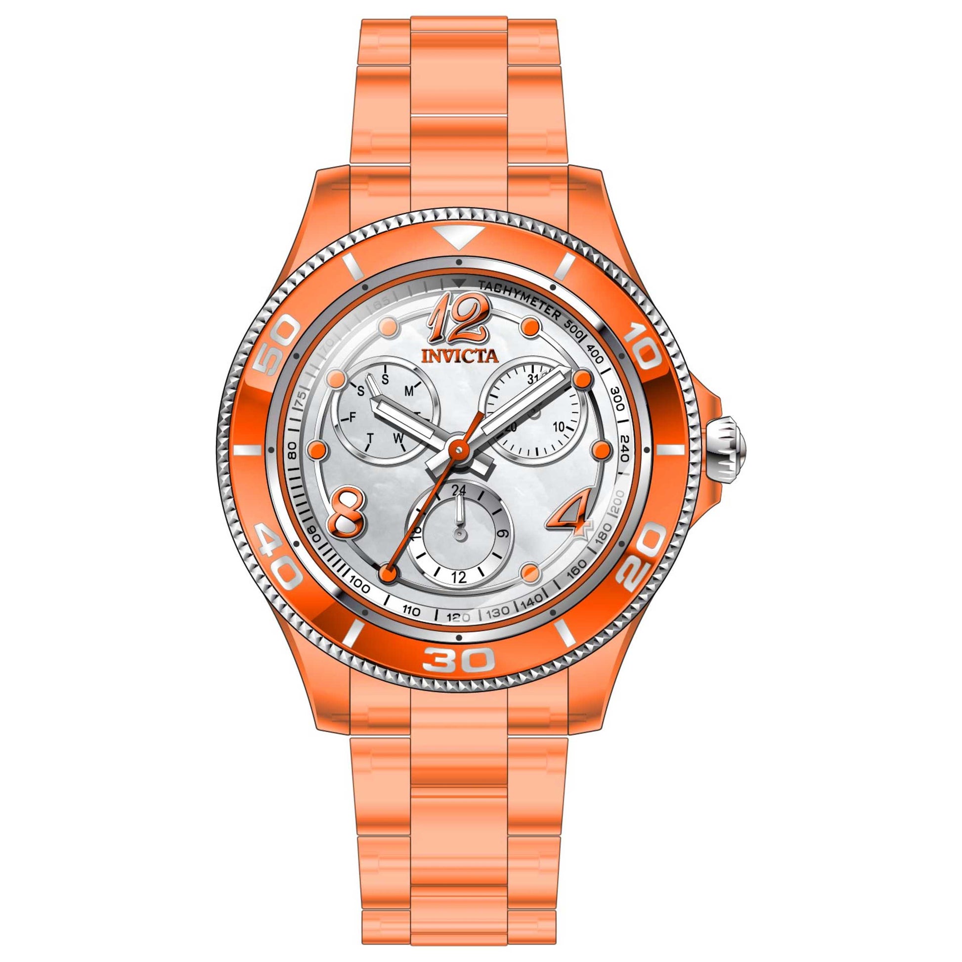 Front view of Invicta Anatomic Women's Quartz Watch IN-30370