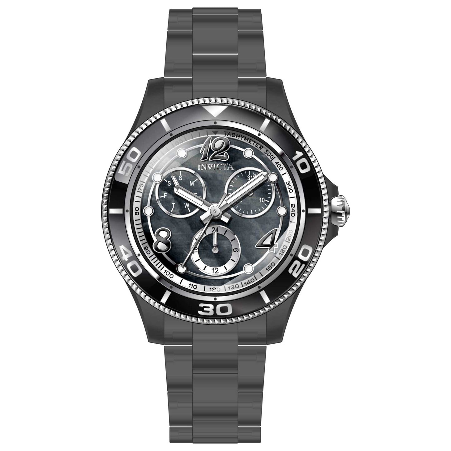 Front view of Invicta Anatomic Women's Quartz Watch IN-30372
