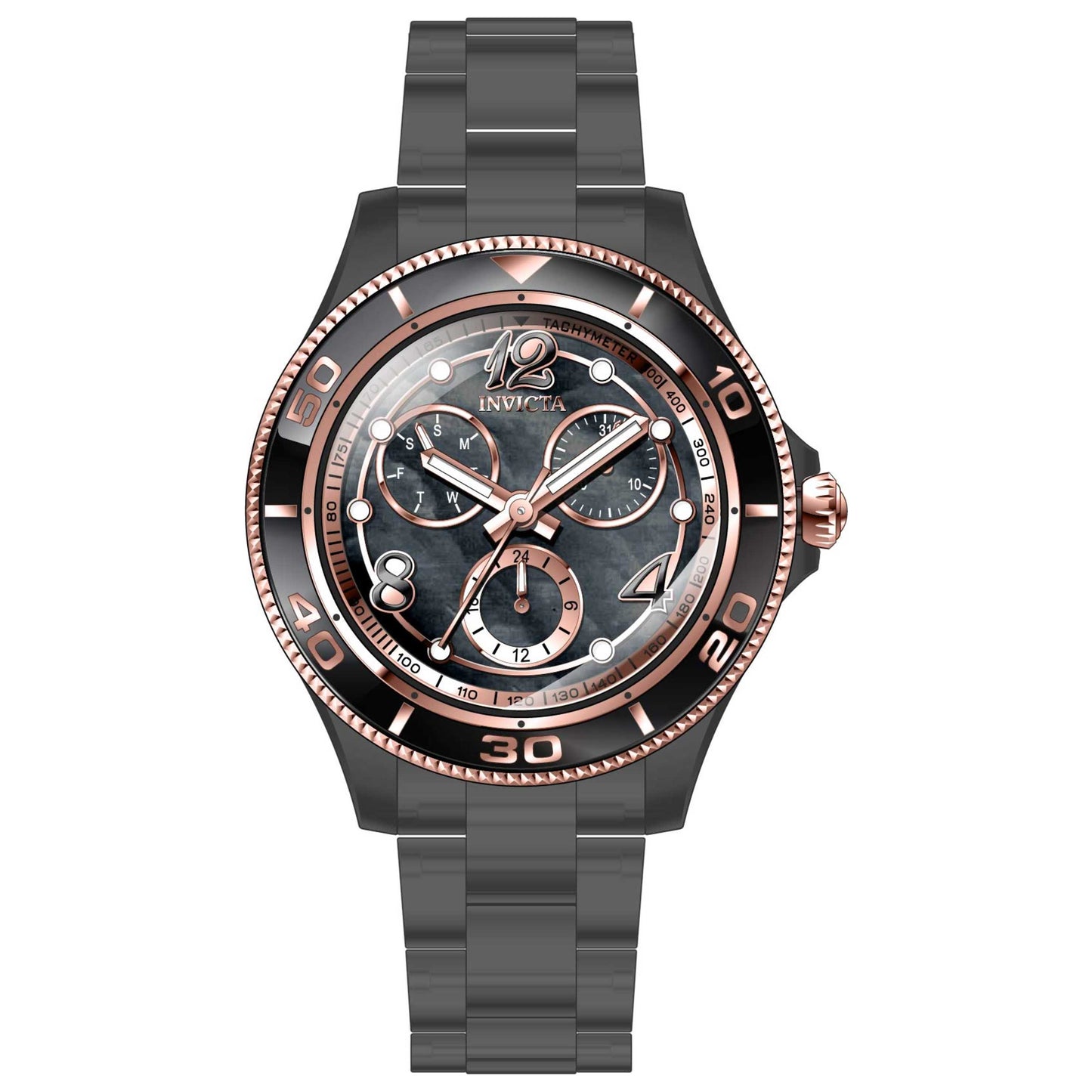 Front view of Invicta Anatomic Women's Quartz Watch IN-30376