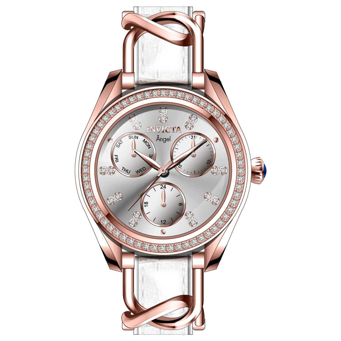 Front view of Invicta Angel Women's Quartz Watch IN-31209