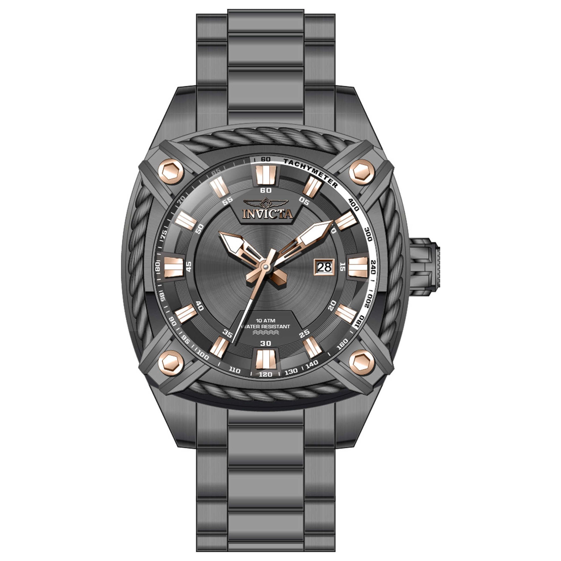 Front view of Invicta Bolt Men's Quartz Watch IN-31374