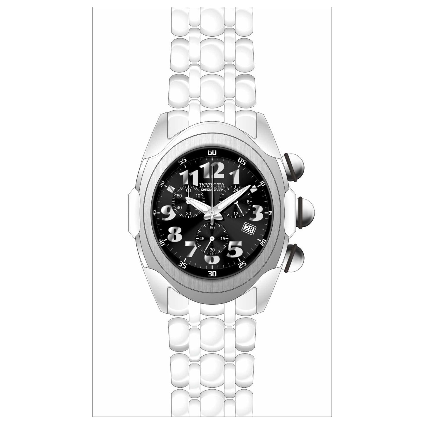 Front view of Invicta Lupah Men's Quartz Watch IN-31409
