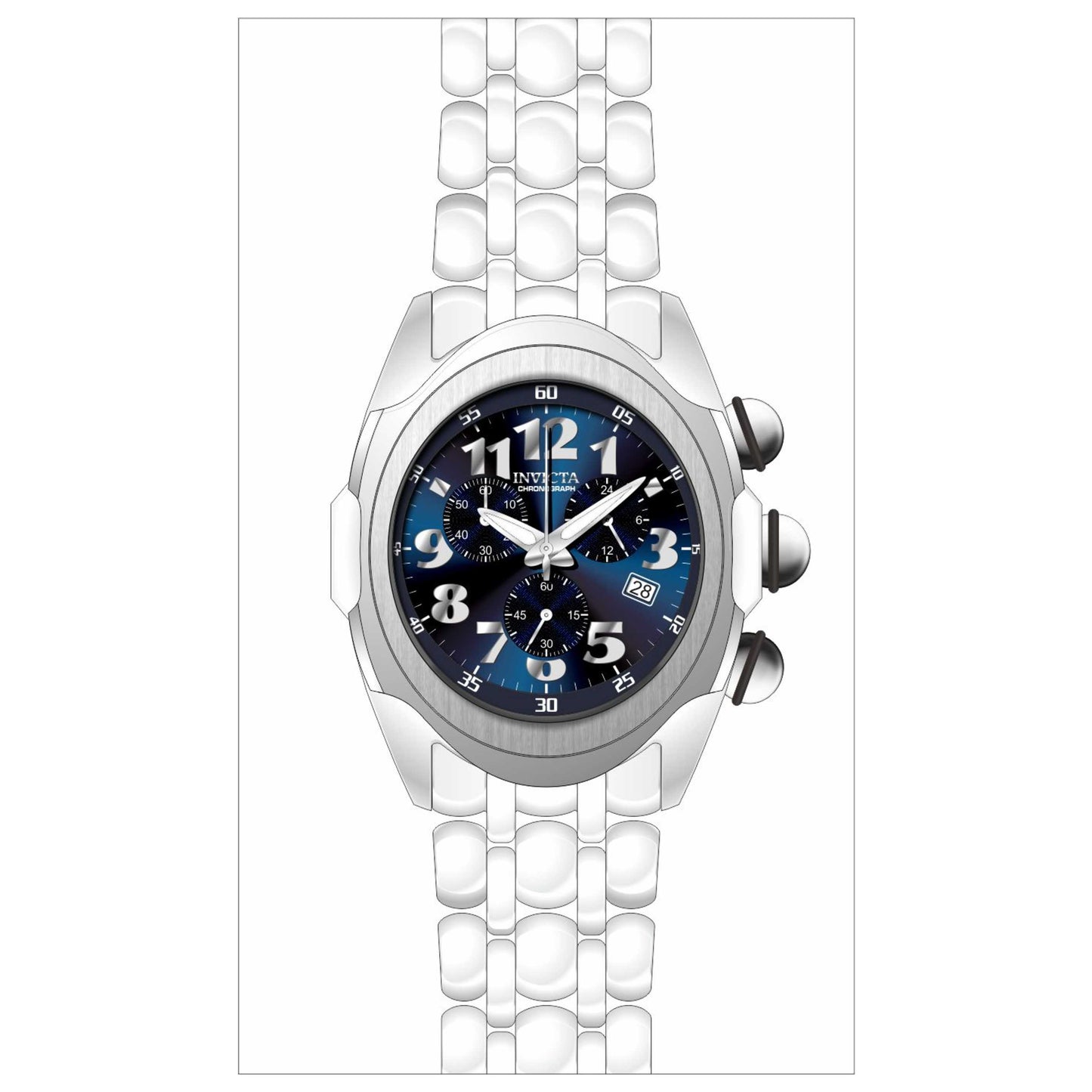 Front view of Invicta Lupah Men's Quartz Watch IN-31410