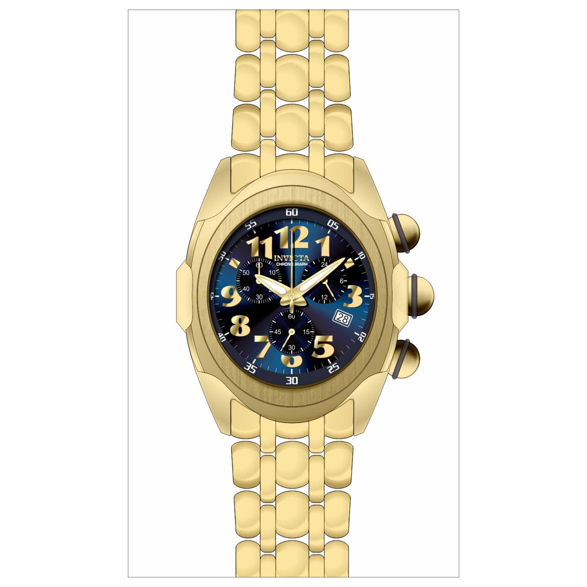 Front view of Invicta Lupah Men's Quartz Watch IN-31412