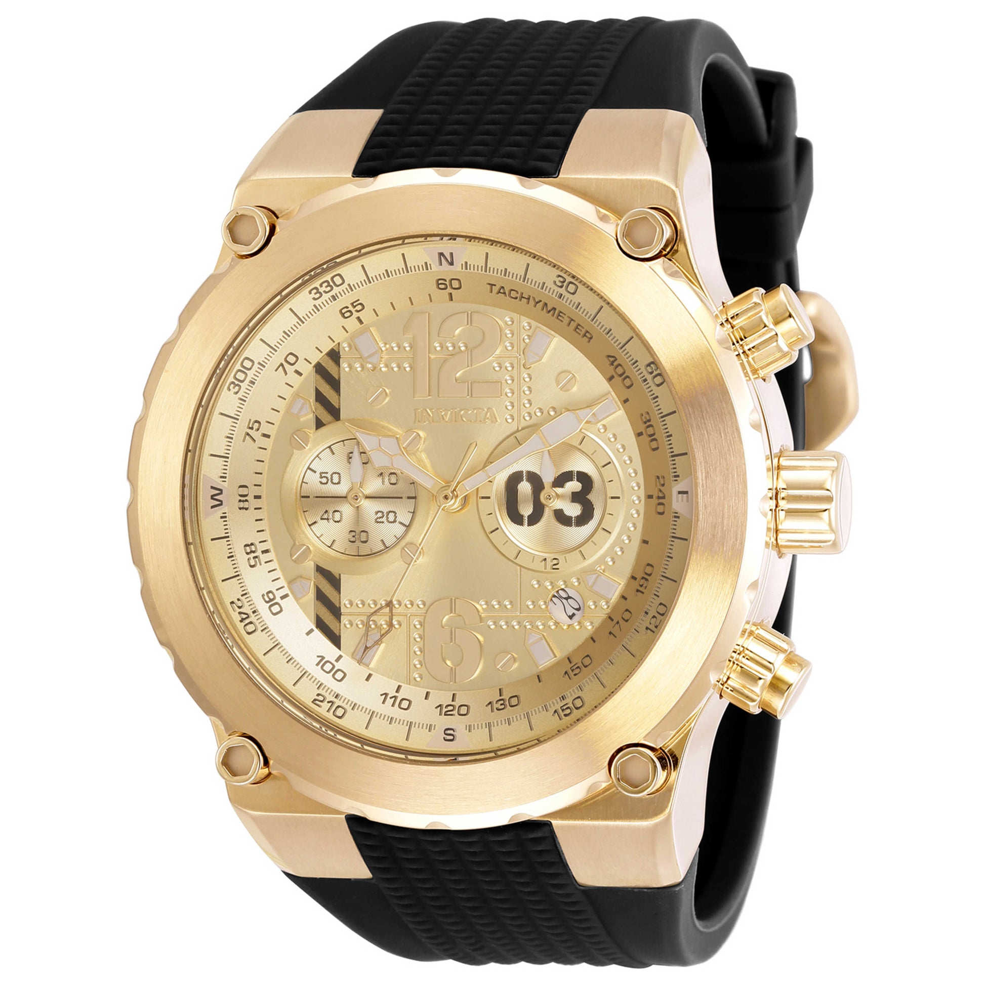 Front view of Invicta Aviator Men's Quartz Watch IN-31582