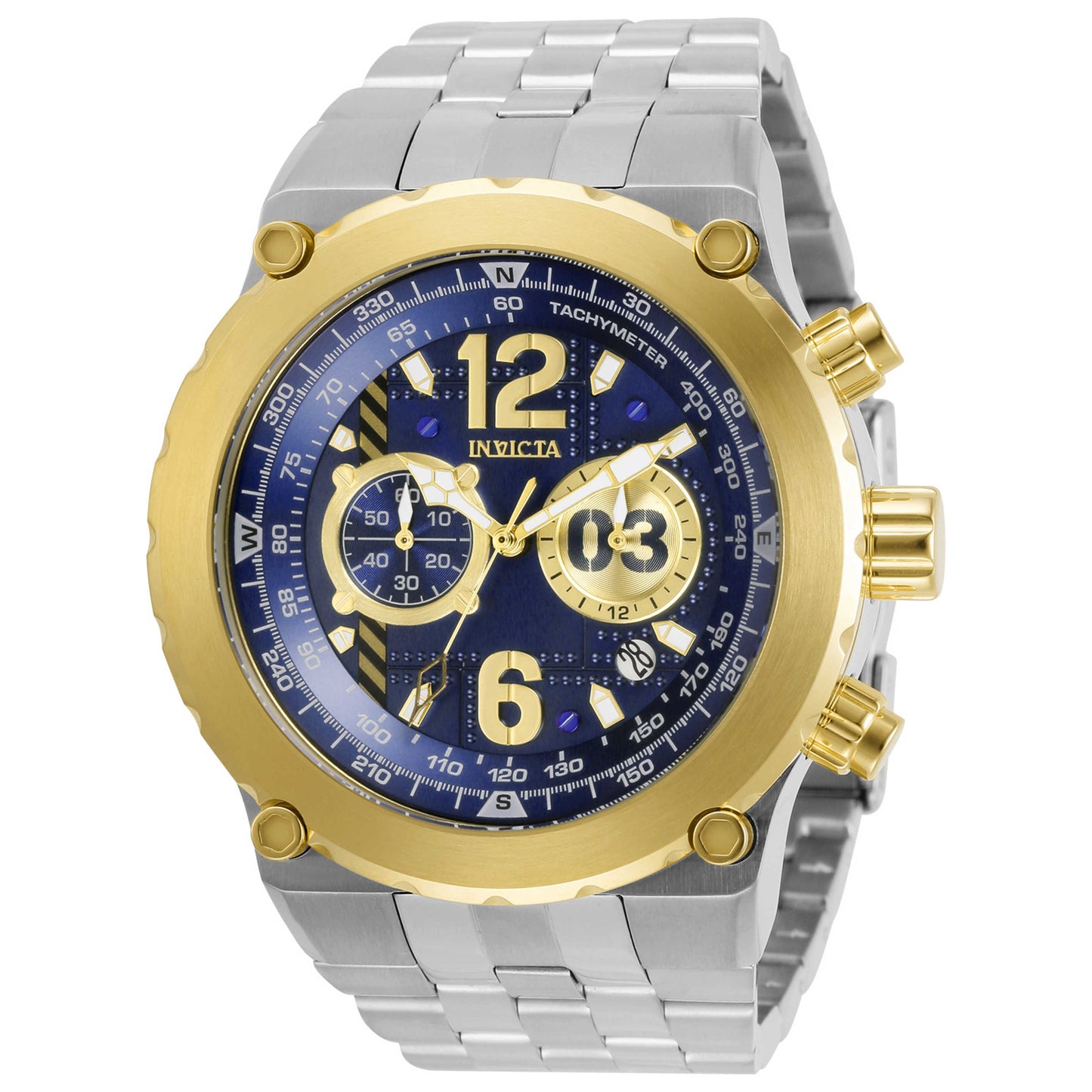 Front view of Invicta Aviator Men's Quartz Watch IN-31594