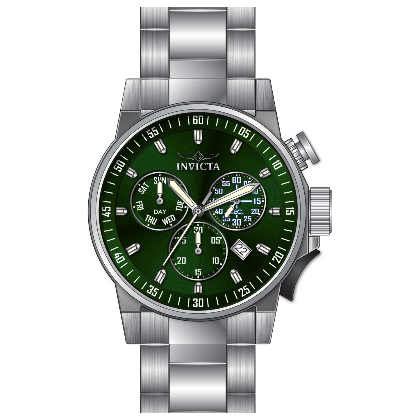 Front view of Invicta I-Force Men's Quartz Watch IN-31631