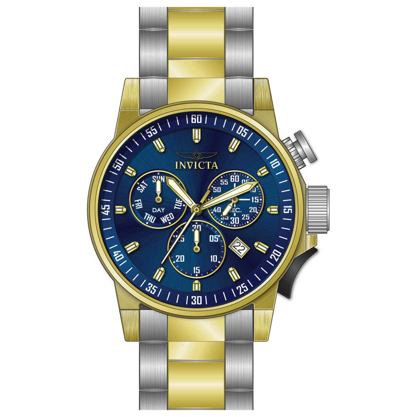 Front view of Invicta I Force Men's Quartz Watch IN-31633