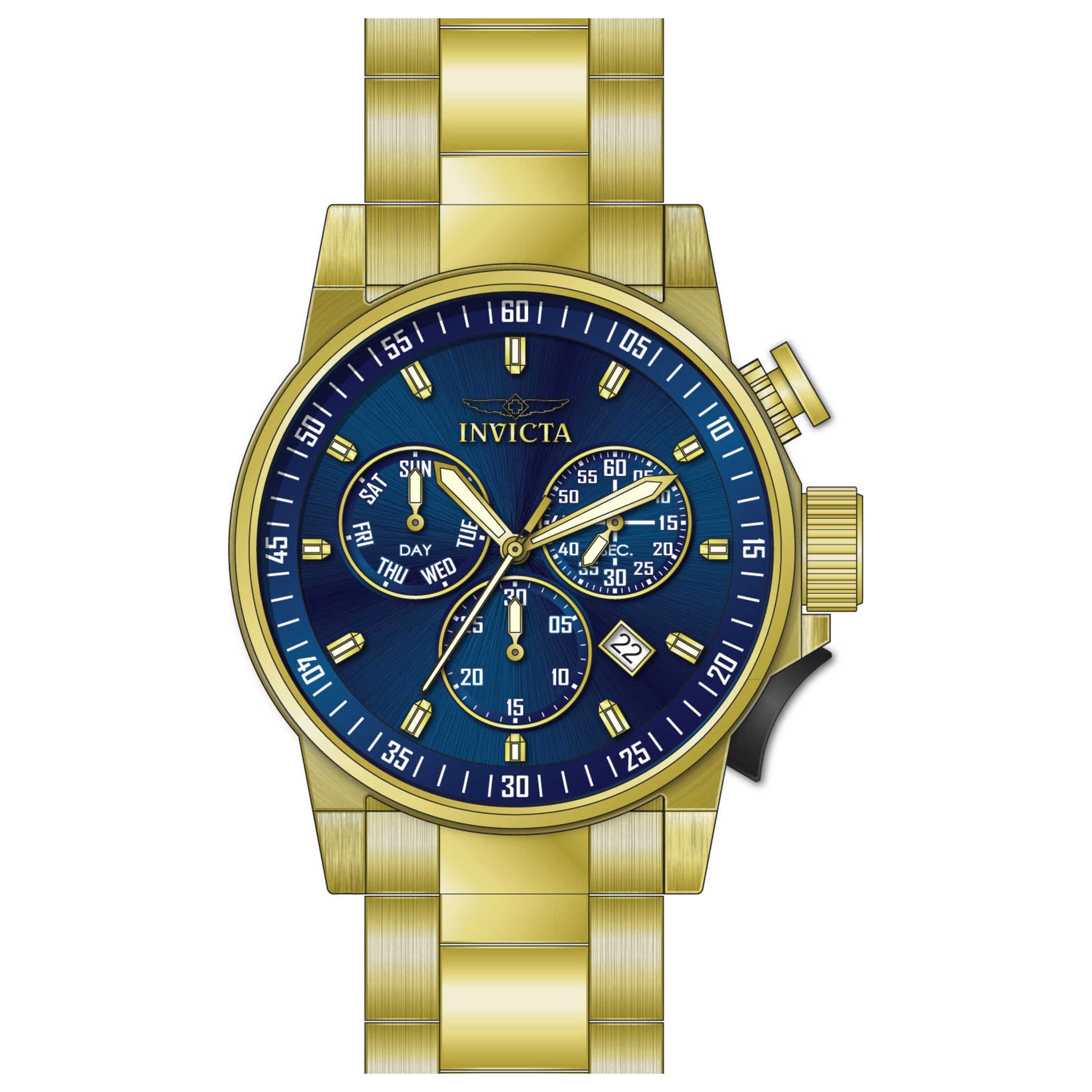 Front view of Invicta I-Force Men's Quartz Watch IN-31637