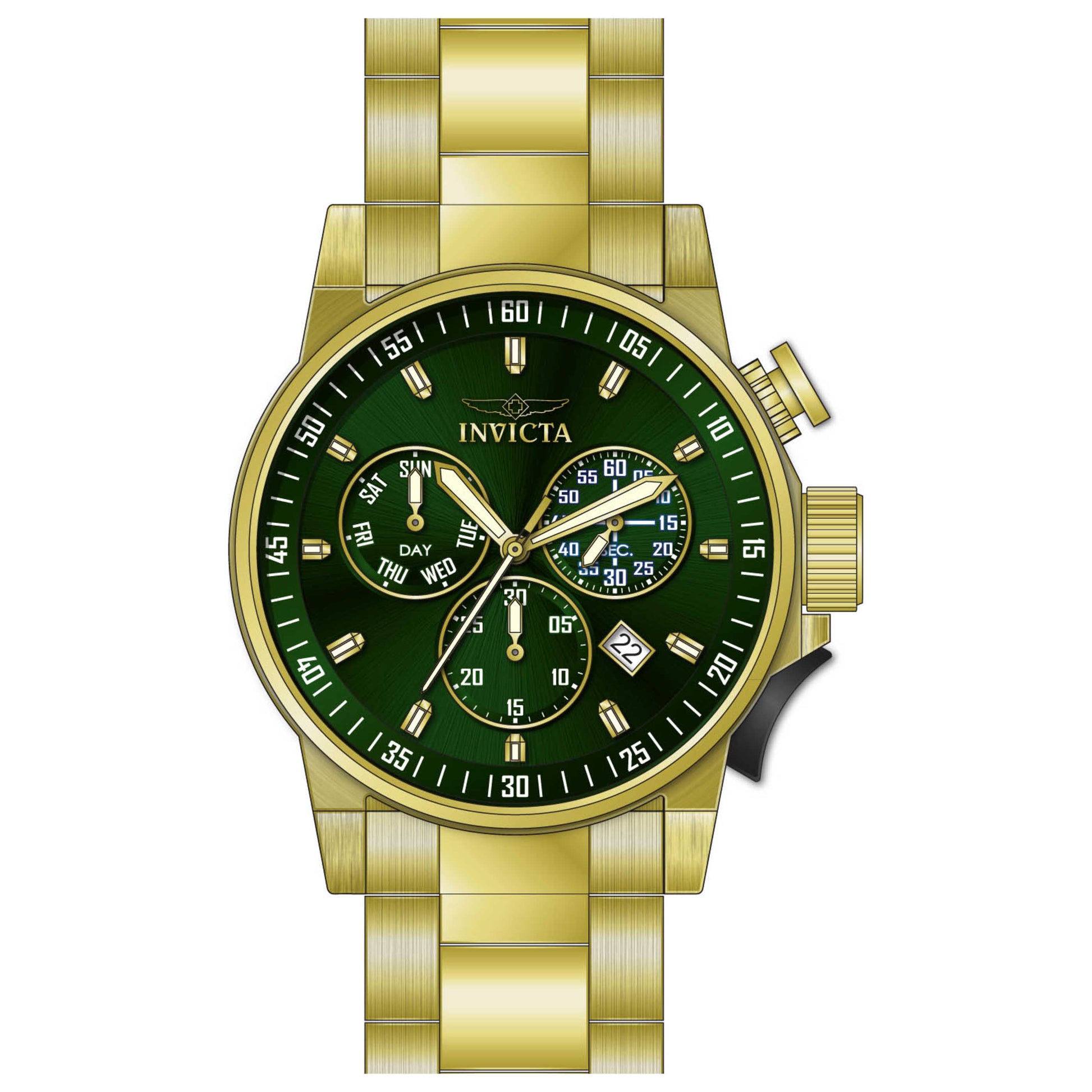 Front view of Invicta I-Force Men's Quartz Watch IN-31639