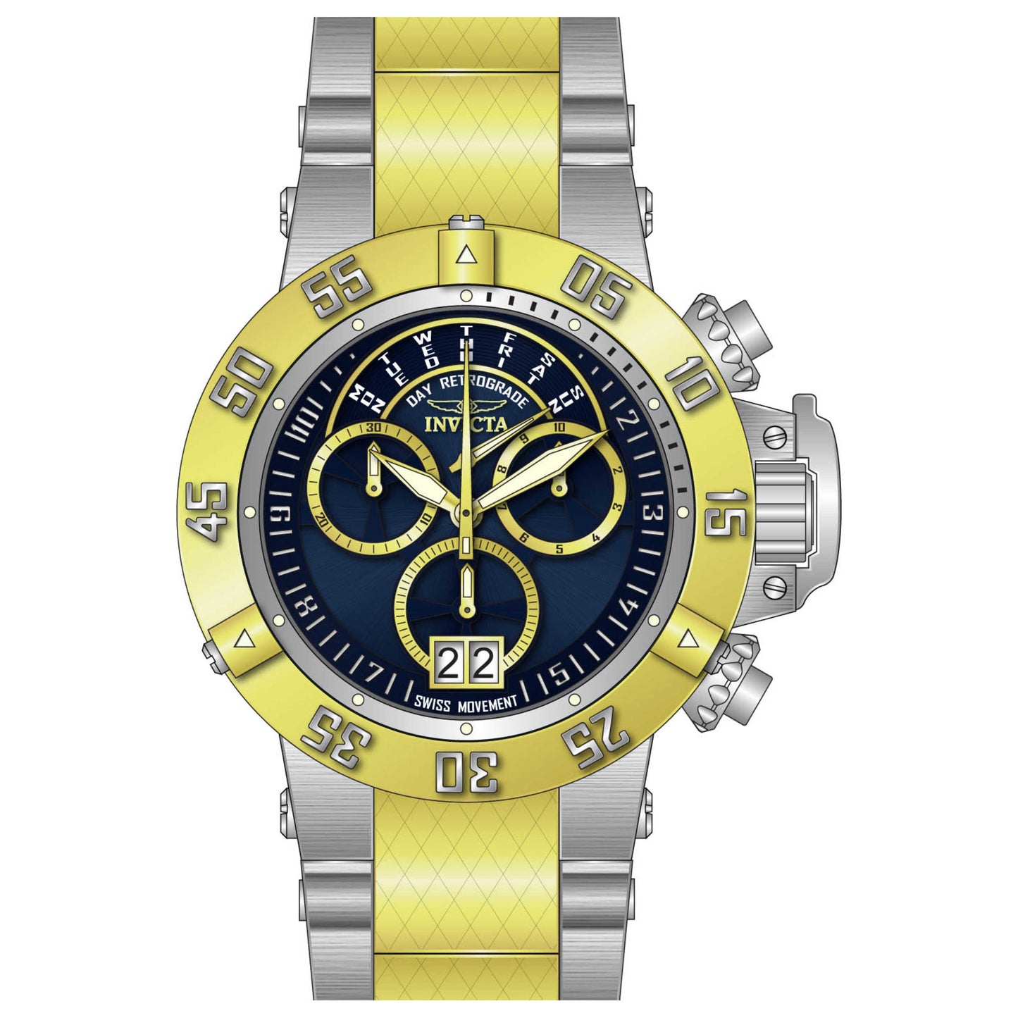 Front view of Invicta Subaqua Men's Quartz Watch IN-31883