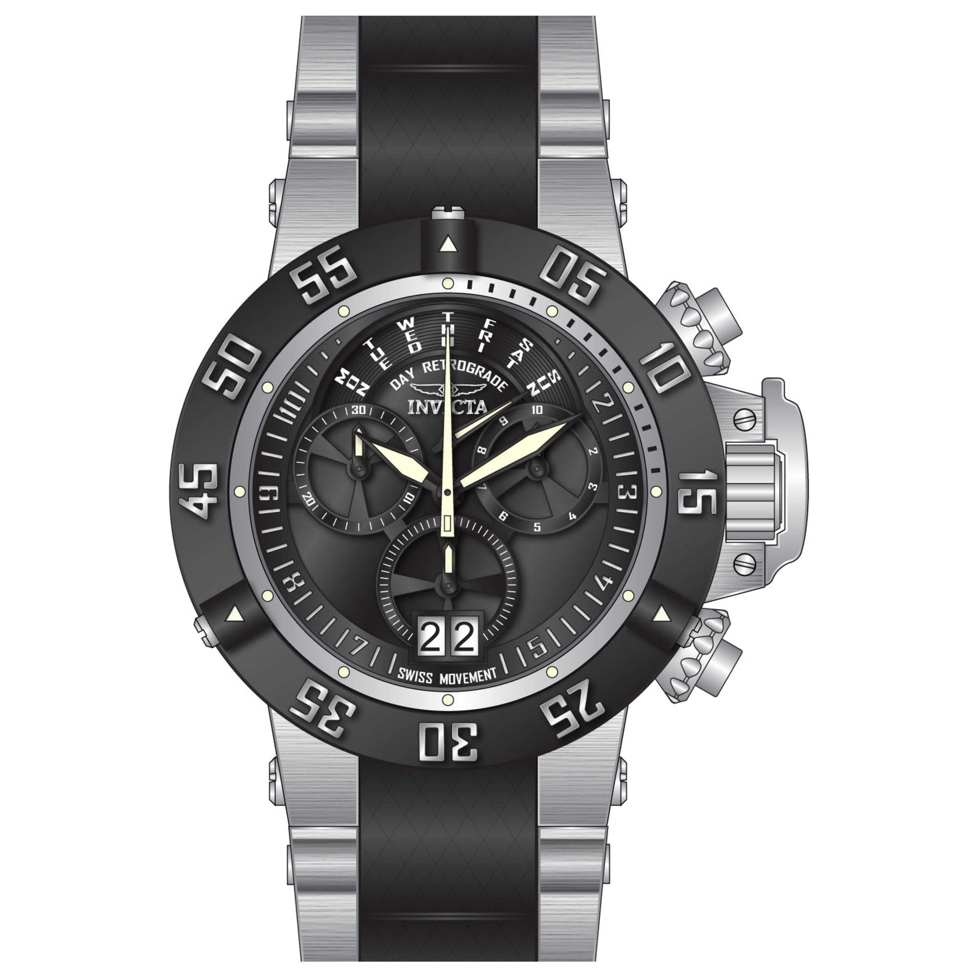 Front view of Invicta Subaqua Men's Quartz Watch IN-31887