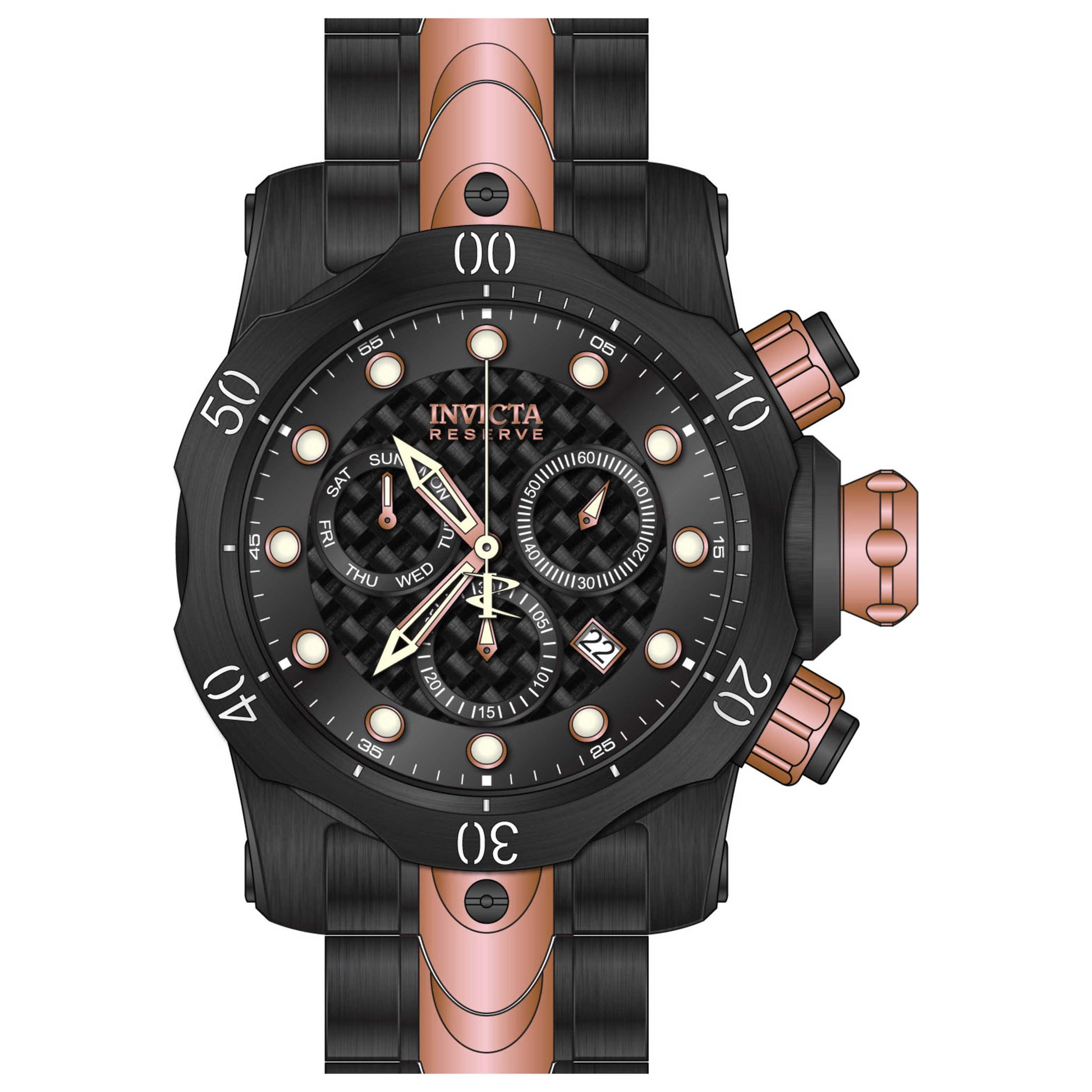 Front view of Invicta Reserve Men's Quartz Watch IN-32130