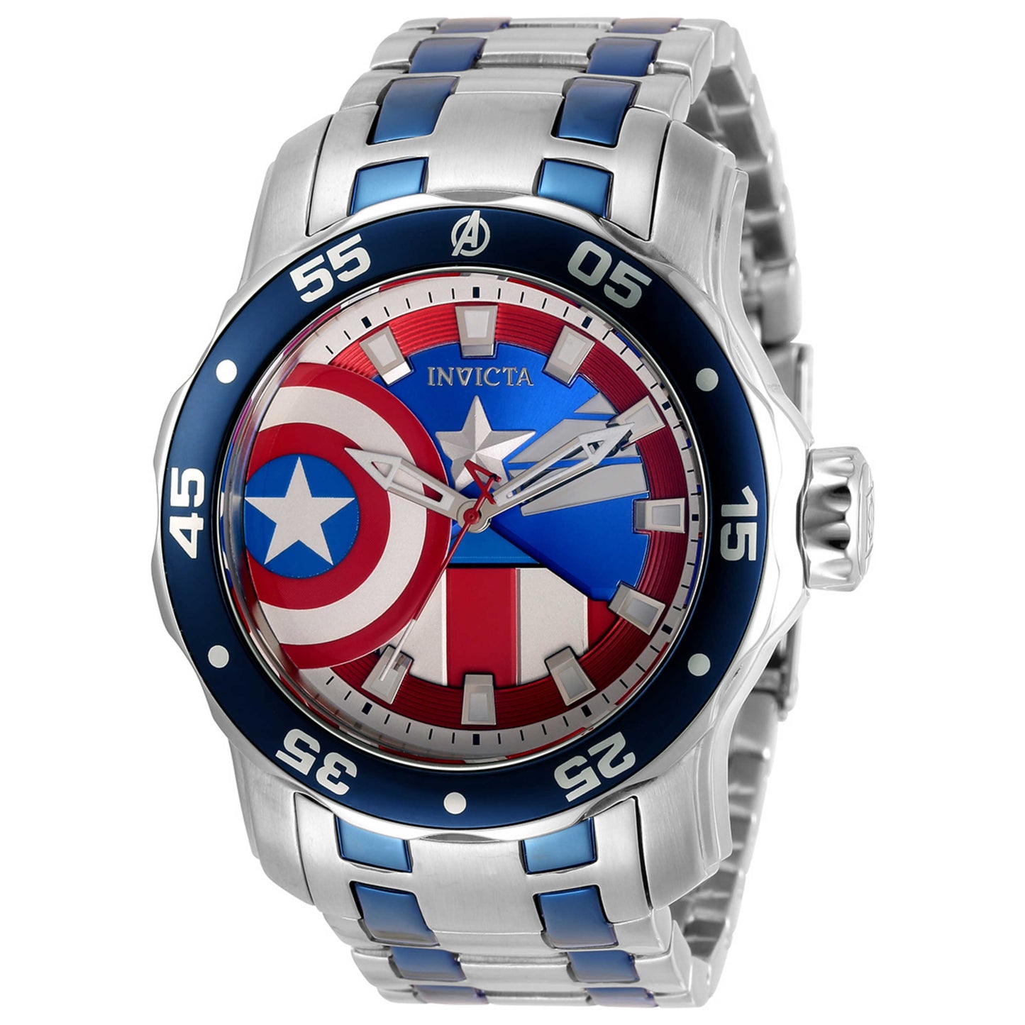 Front view of Invicta Marvel Men's Quartz Watch IN-32413