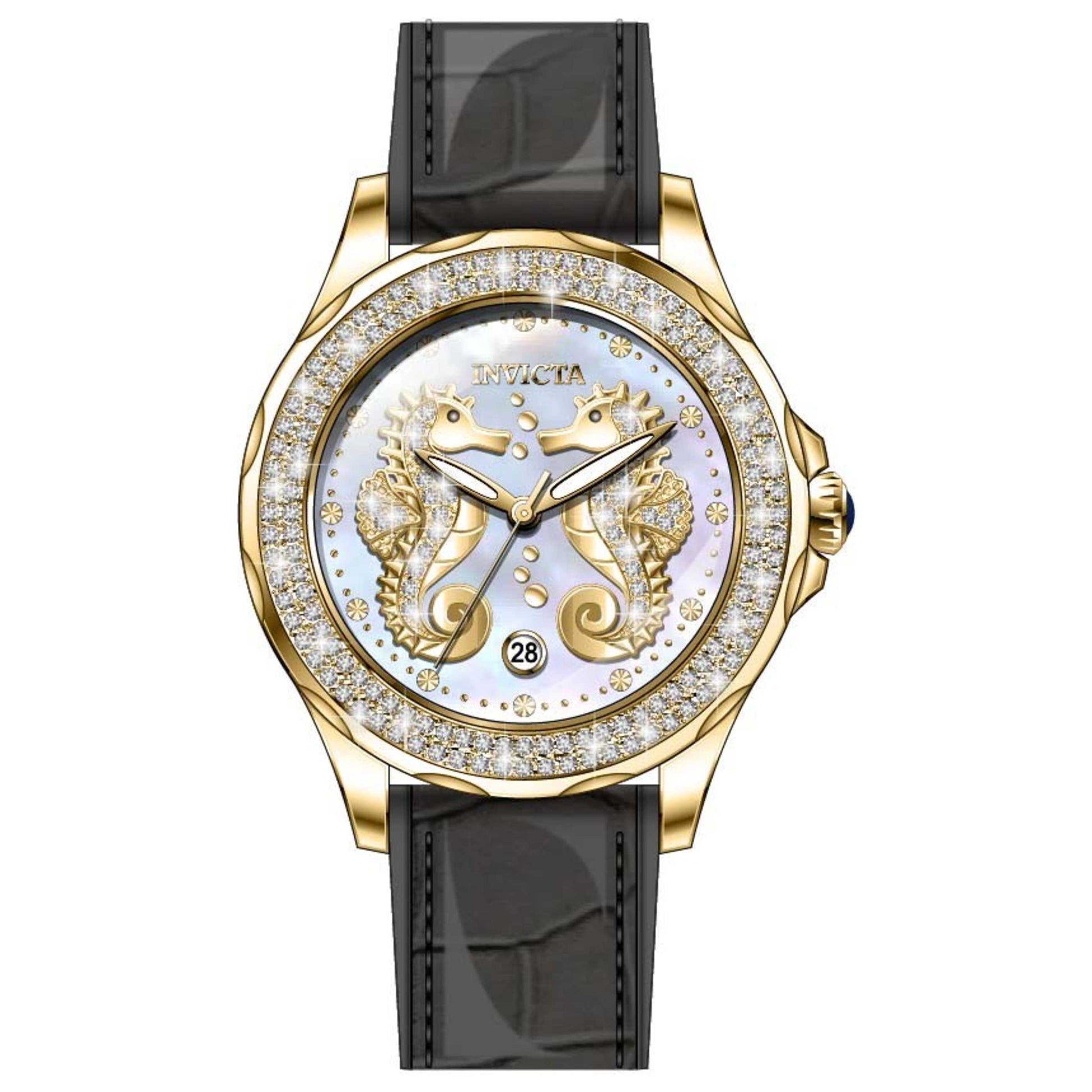 Front view of Invicta Wildflower Women's Quartz Watch IN-32663