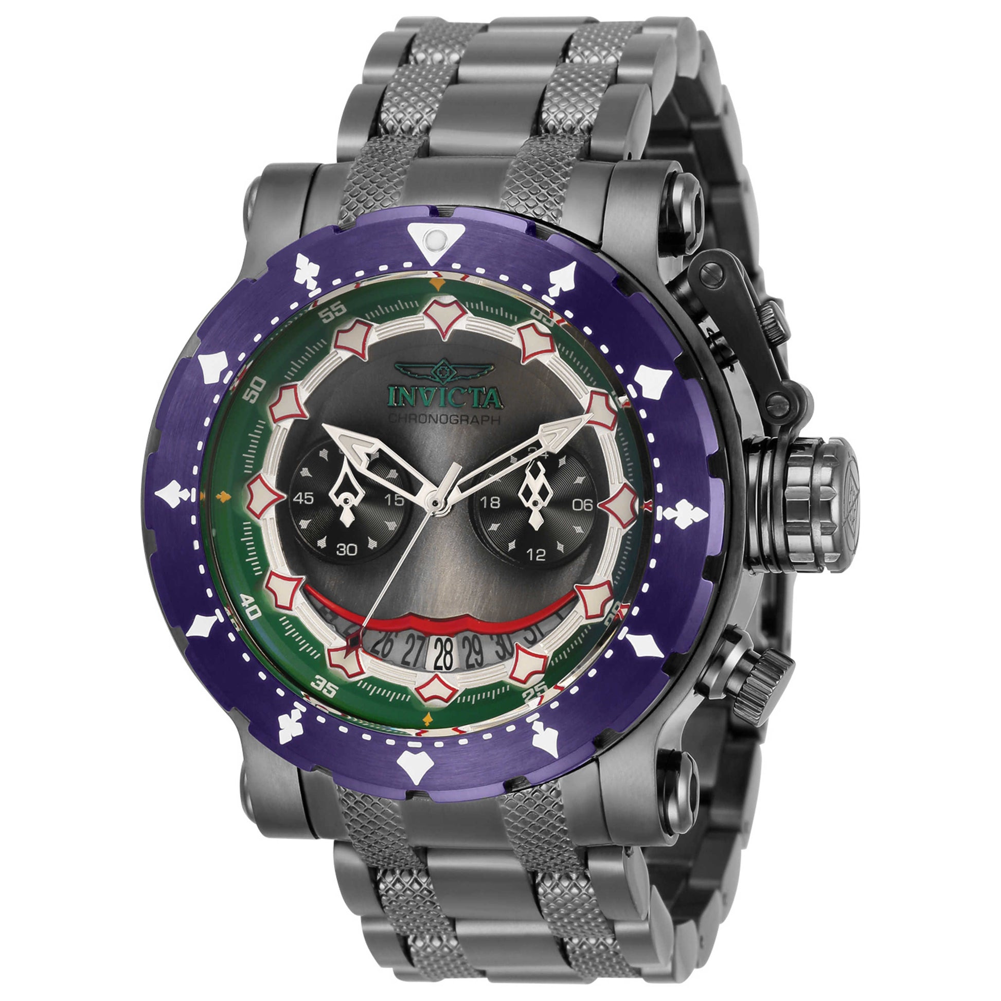 Front view of Invicta Dc Comics Men's Quartz Watch IN-32906