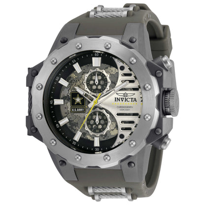 Front view of Invicta U S Army Men's Quartz Watch IN-32982
