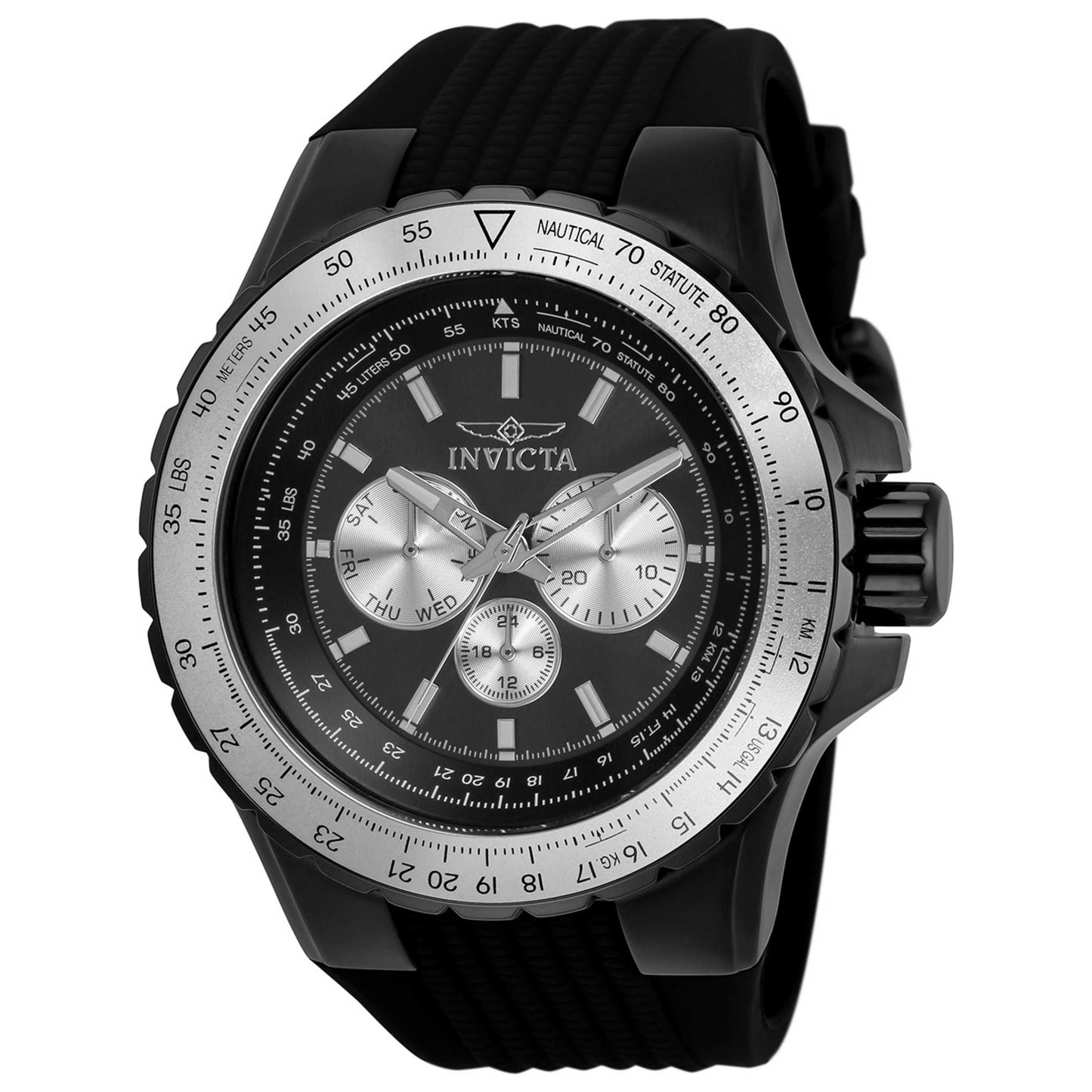 Front view of Invicta Aviator Men's Quartz Watch IN-33033