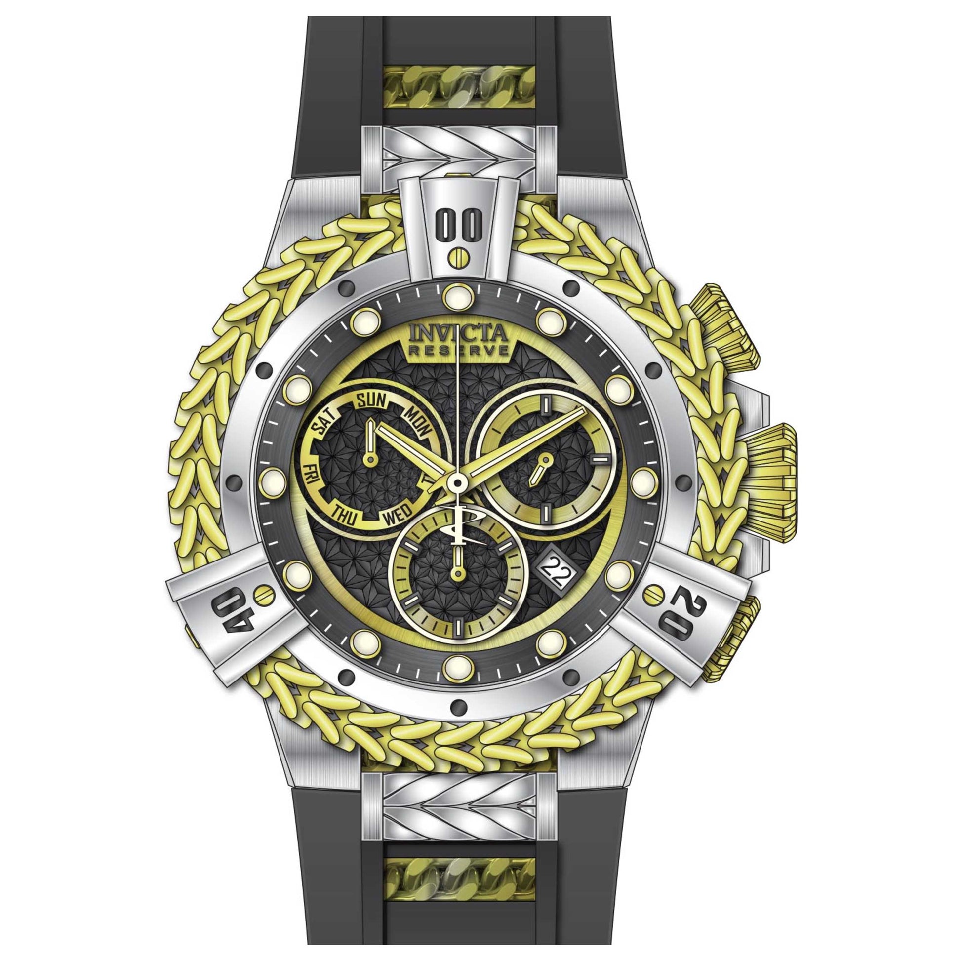 Front view of Invicta Men's Quartz Watch IN-33152