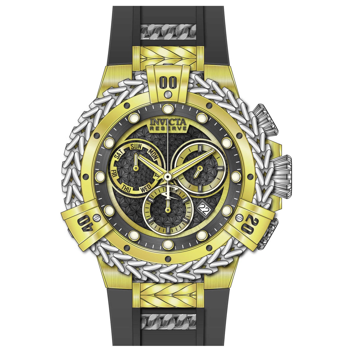 Front view of Invicta Men's Quartz Watch IN-33154