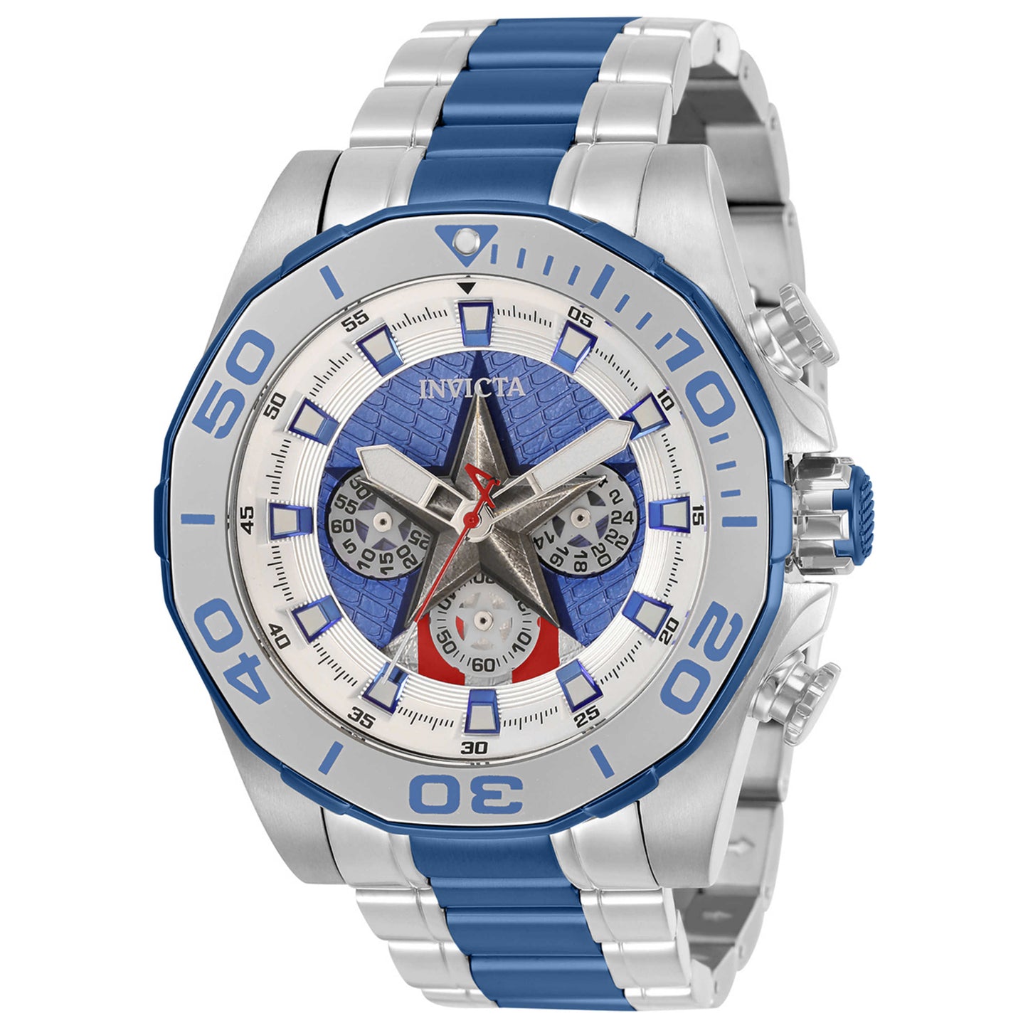 Front view of Invicta Marvel Men's Quartz Watch IN-33394