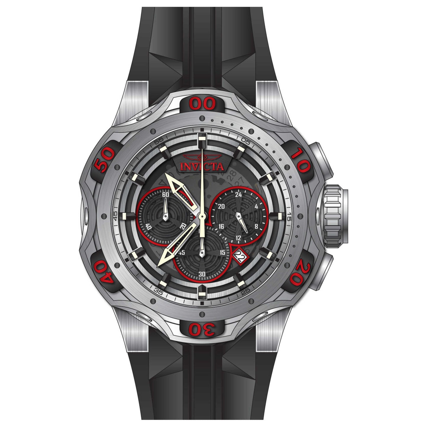 Front view of Invicta Venom Men's Quartz Watch IN-33630