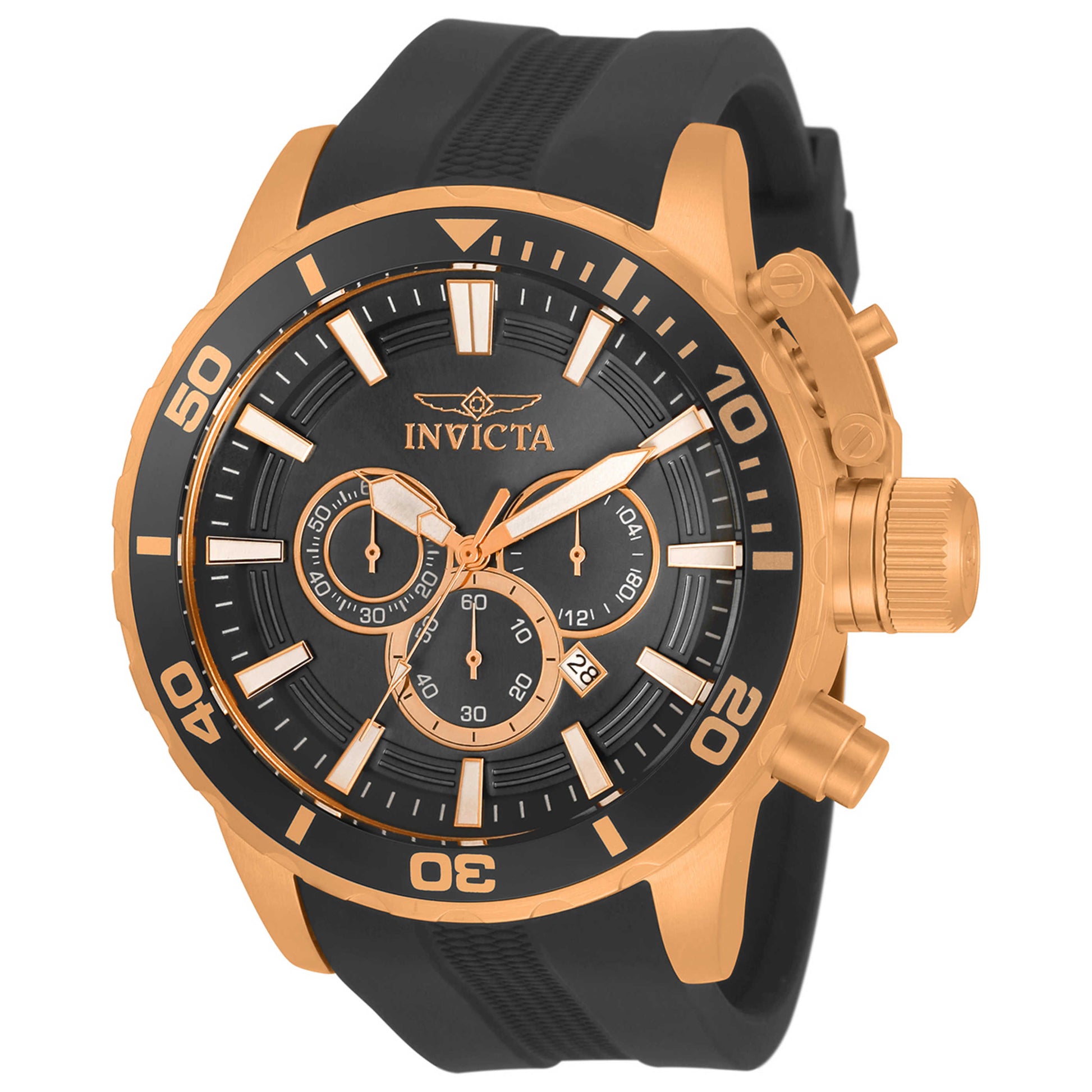 Front view of Invicta Men's Quartz Watch IN-33704