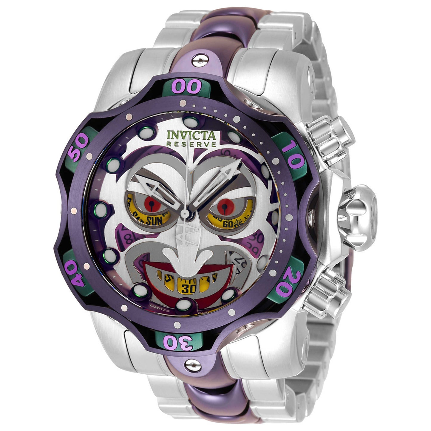 Front view of Invicta Dc Comics Men's Quartz Watch IN-33810