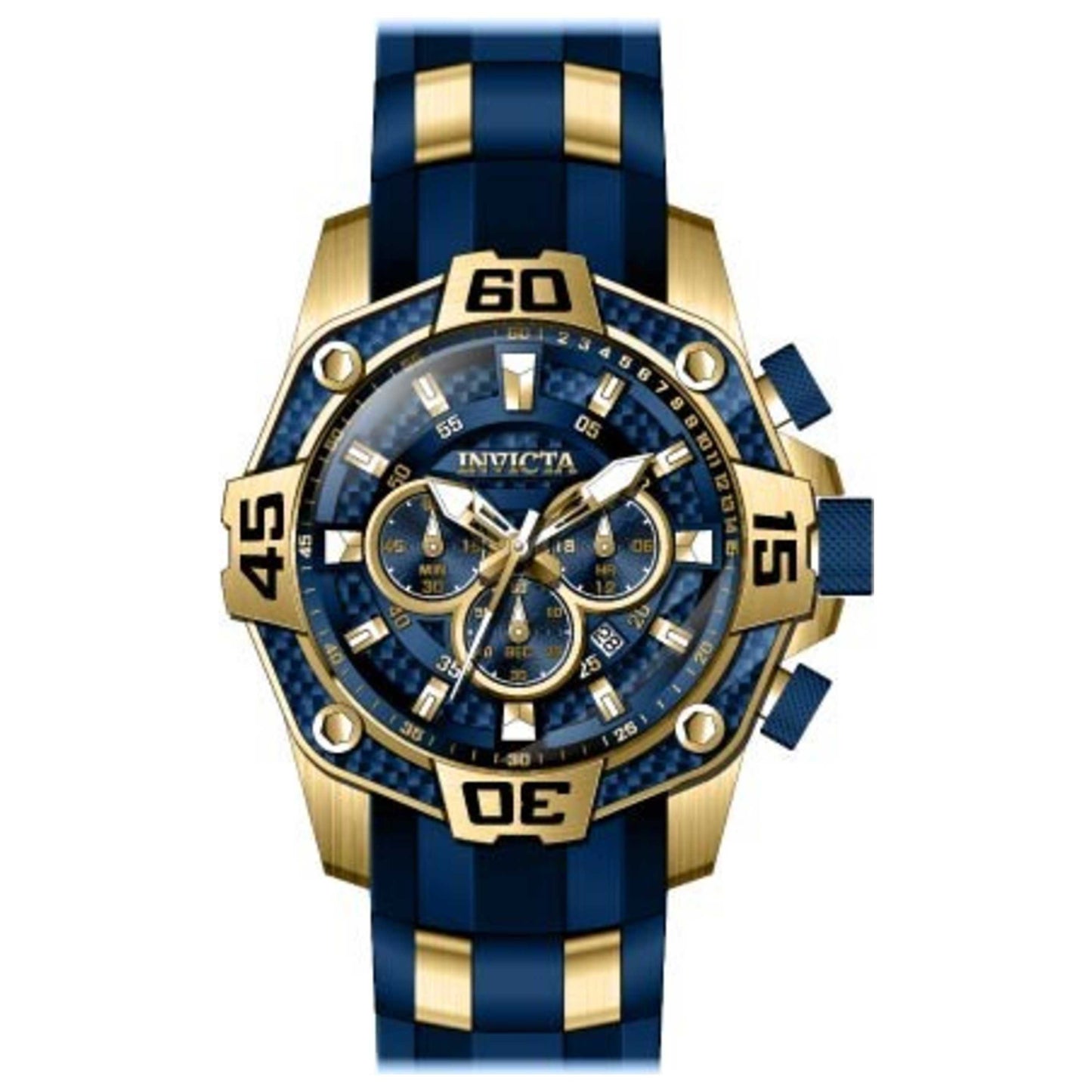 Front view of Invicta Men's Quartz Watch IN-33836