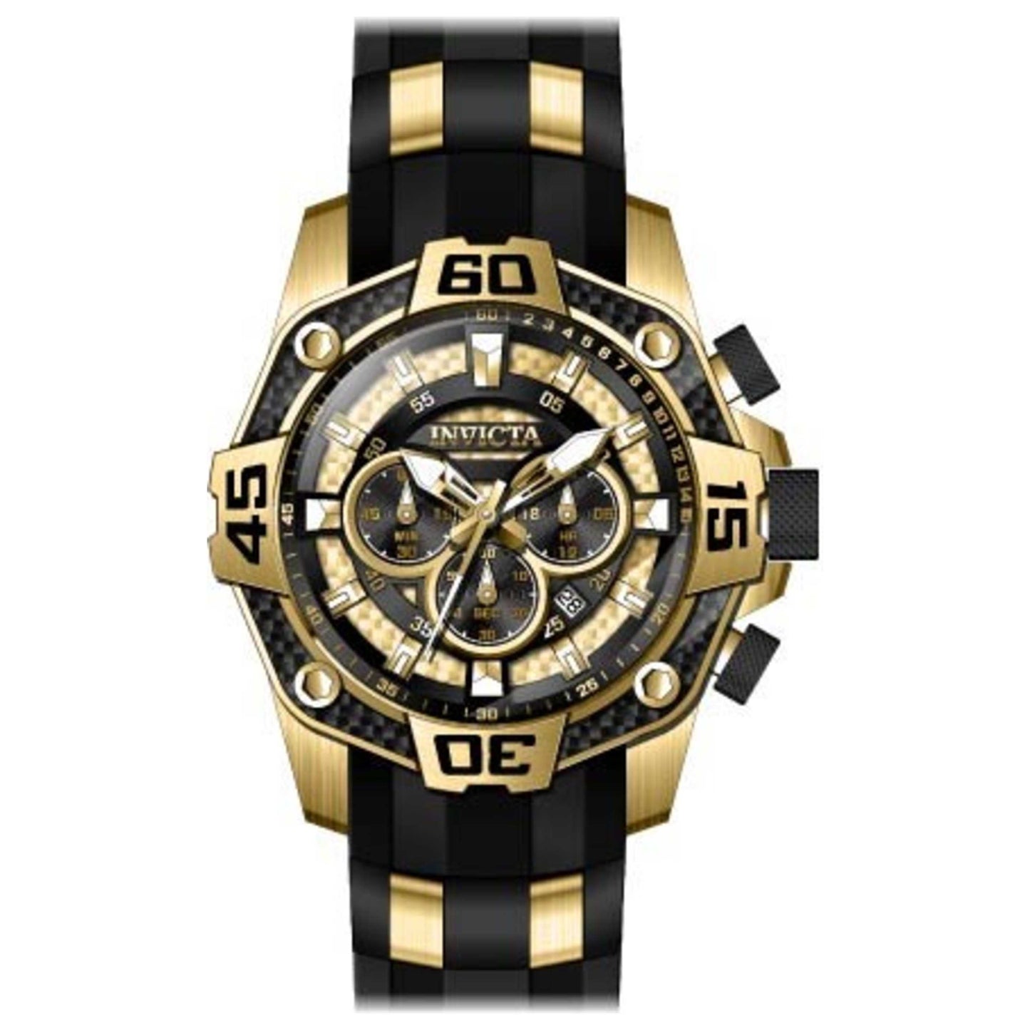 Front view of Invicta Pro Diver Men's Quartz Watch IN-33838