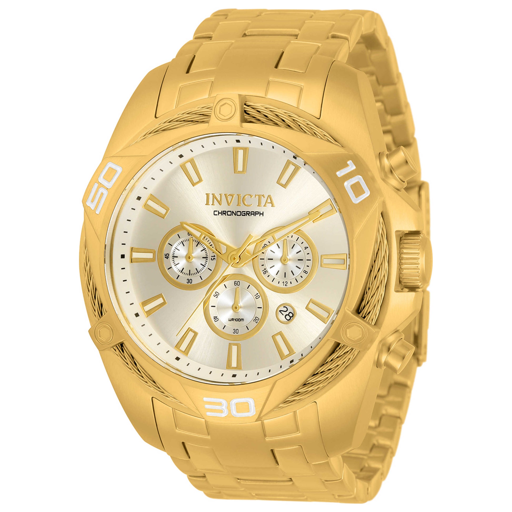 Front view of Invicta Men's Quartz Watch IN-34123