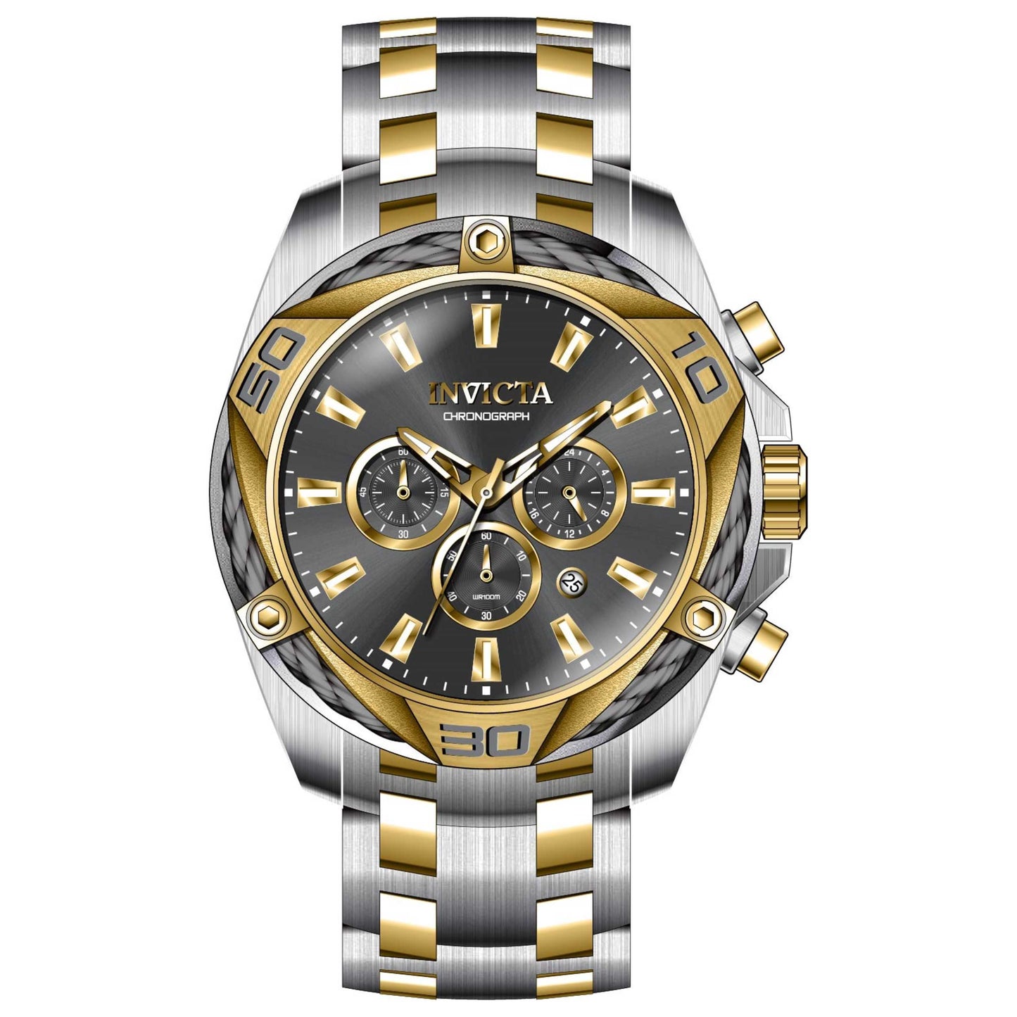 Front view of Invicta Bolt Men's Quartz Watch IN-34127