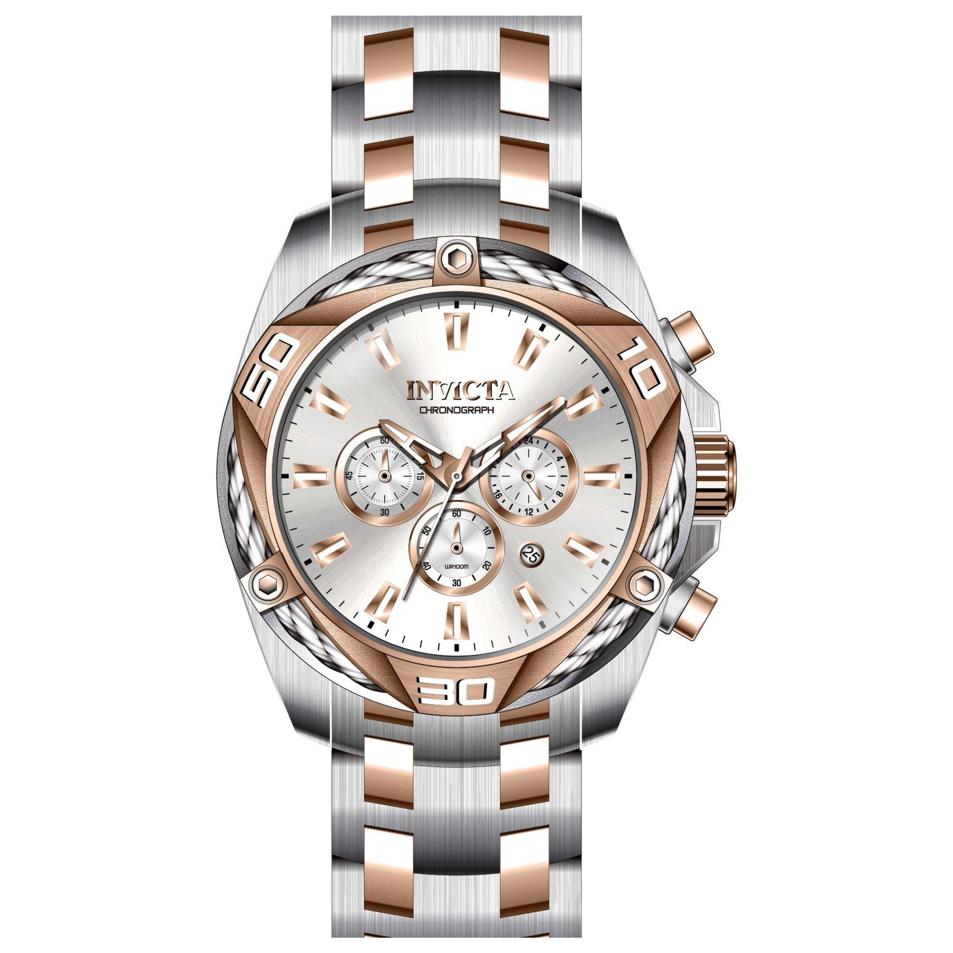 Front view of Invicta Men's Quartz Watch IN-34134