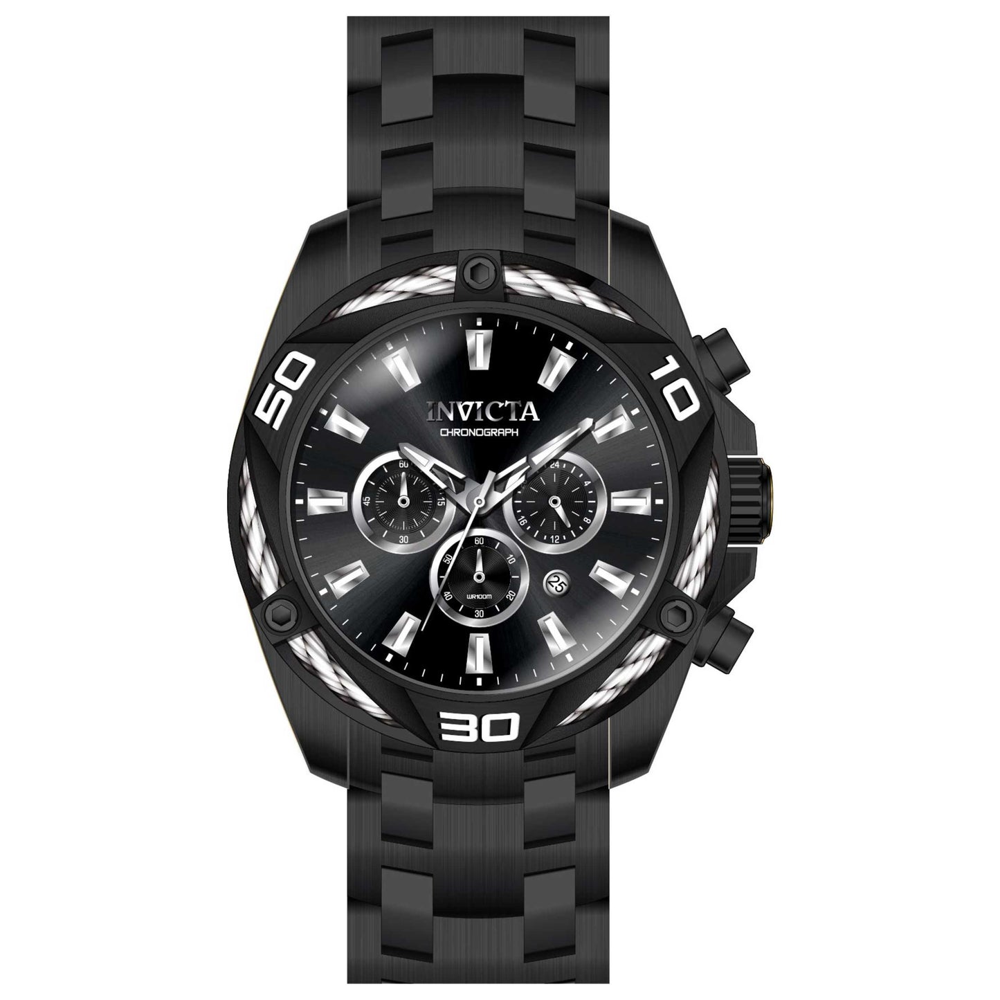 Front view of Invicta Men's Quartz Watch IN-34136