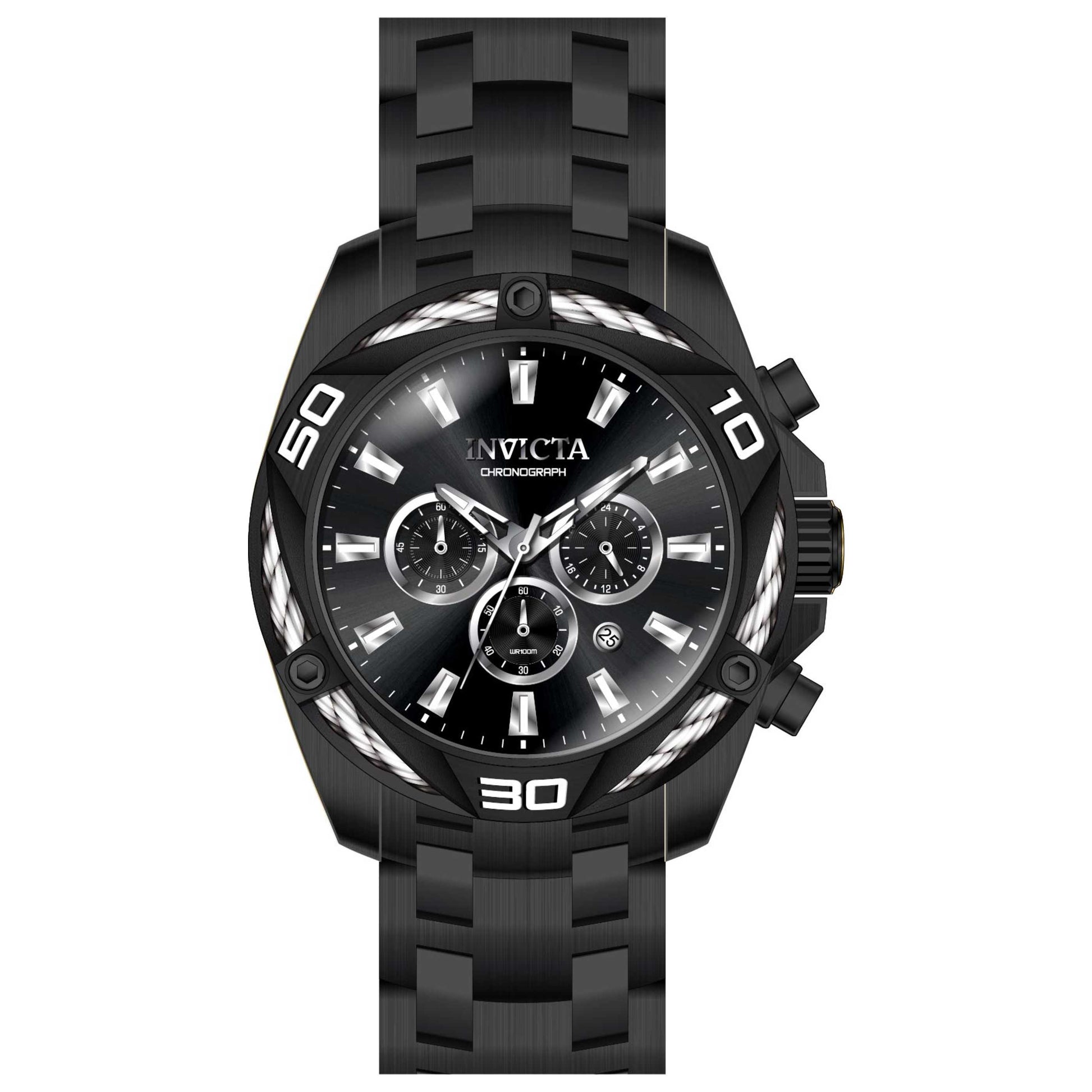 Front view of Invicta Men's Quartz Watch IN-34136