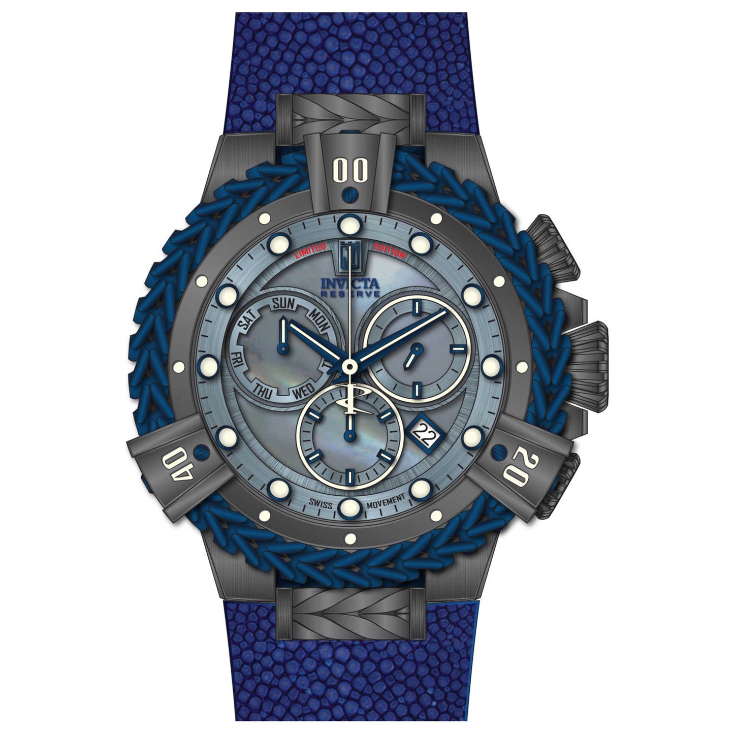 Front view of Invicta Men's Quartz Watch IN-34212