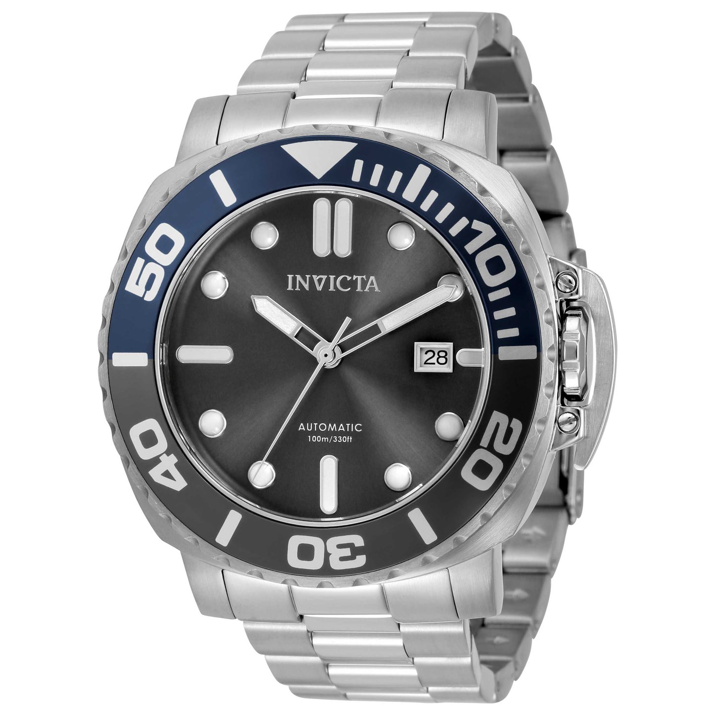 Front view of Invicta Pro Diver Men's Automatic Watch IN-34312