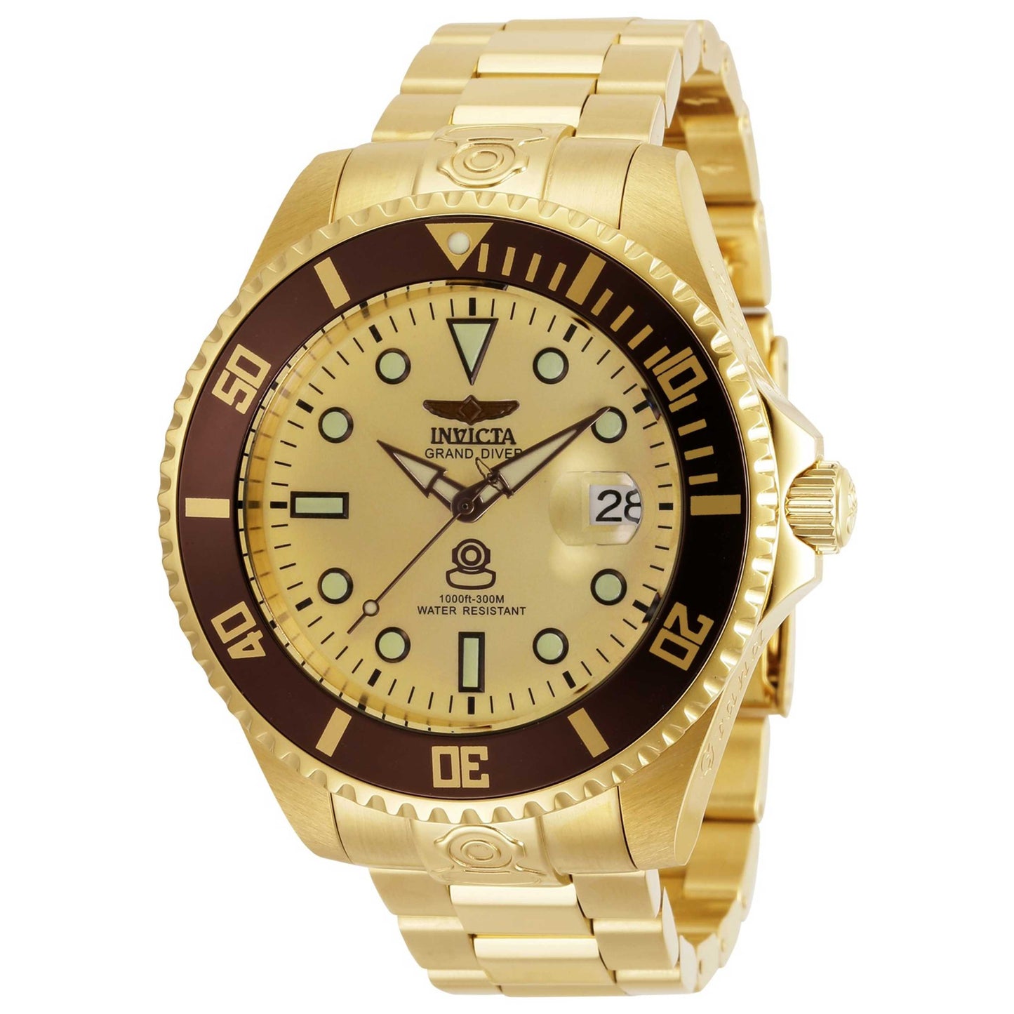 Front view of Invicta Pro Diver Men's Automatic Watch IN-35418