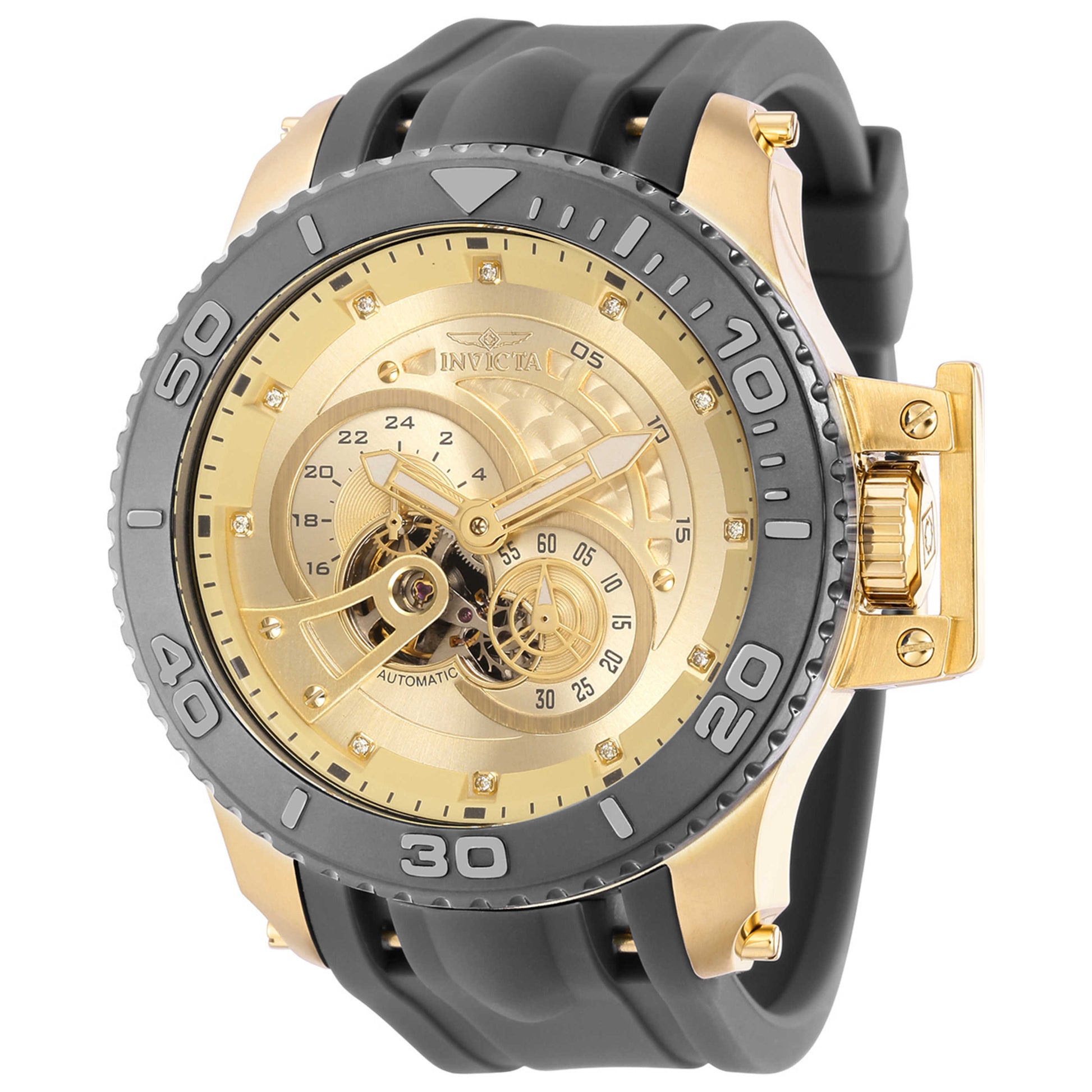 Front view of Invicta Pro Diver Men's Automatic Watch IN-36112