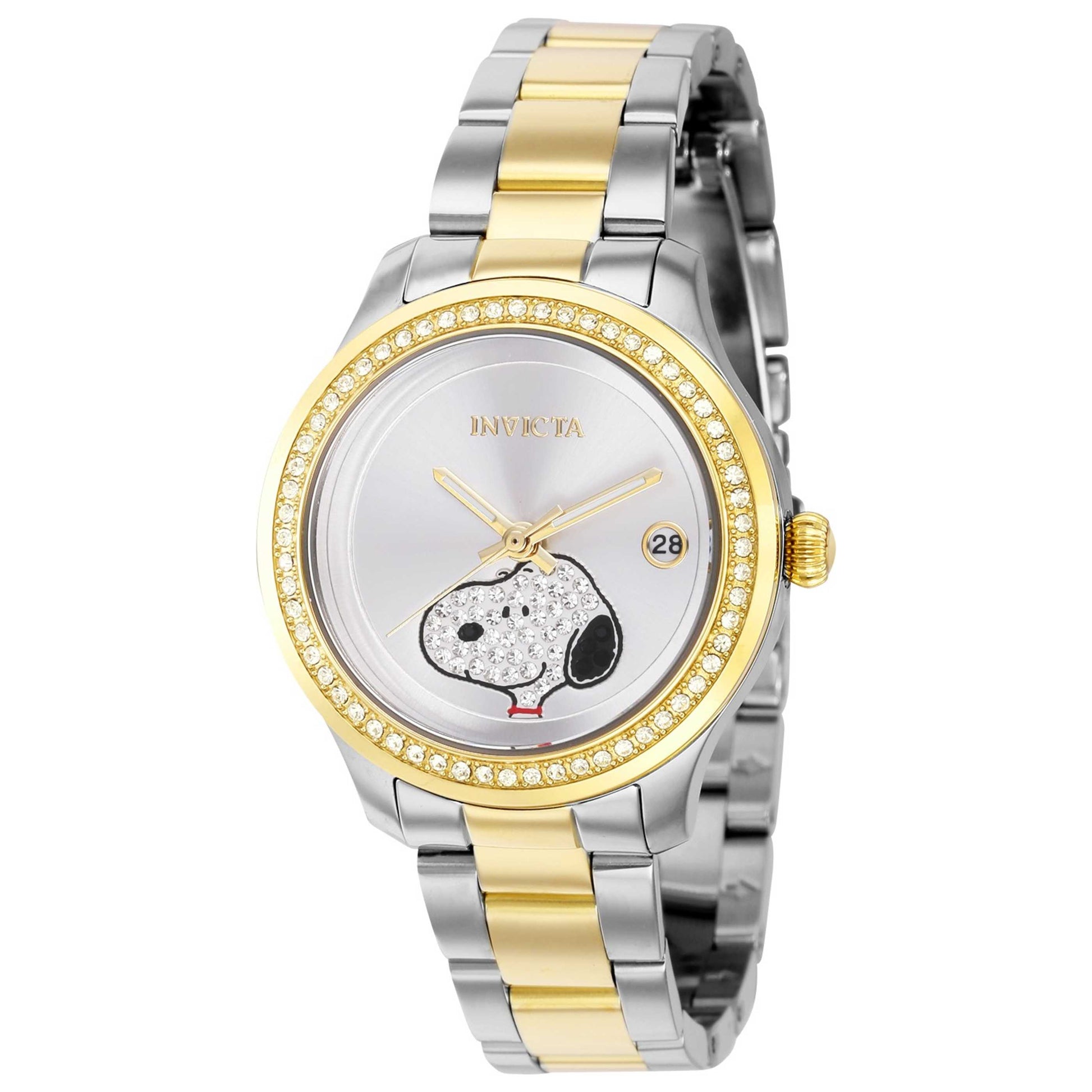 Front view of Invicta Snoopy Women's Quartz Watch IN-38278
