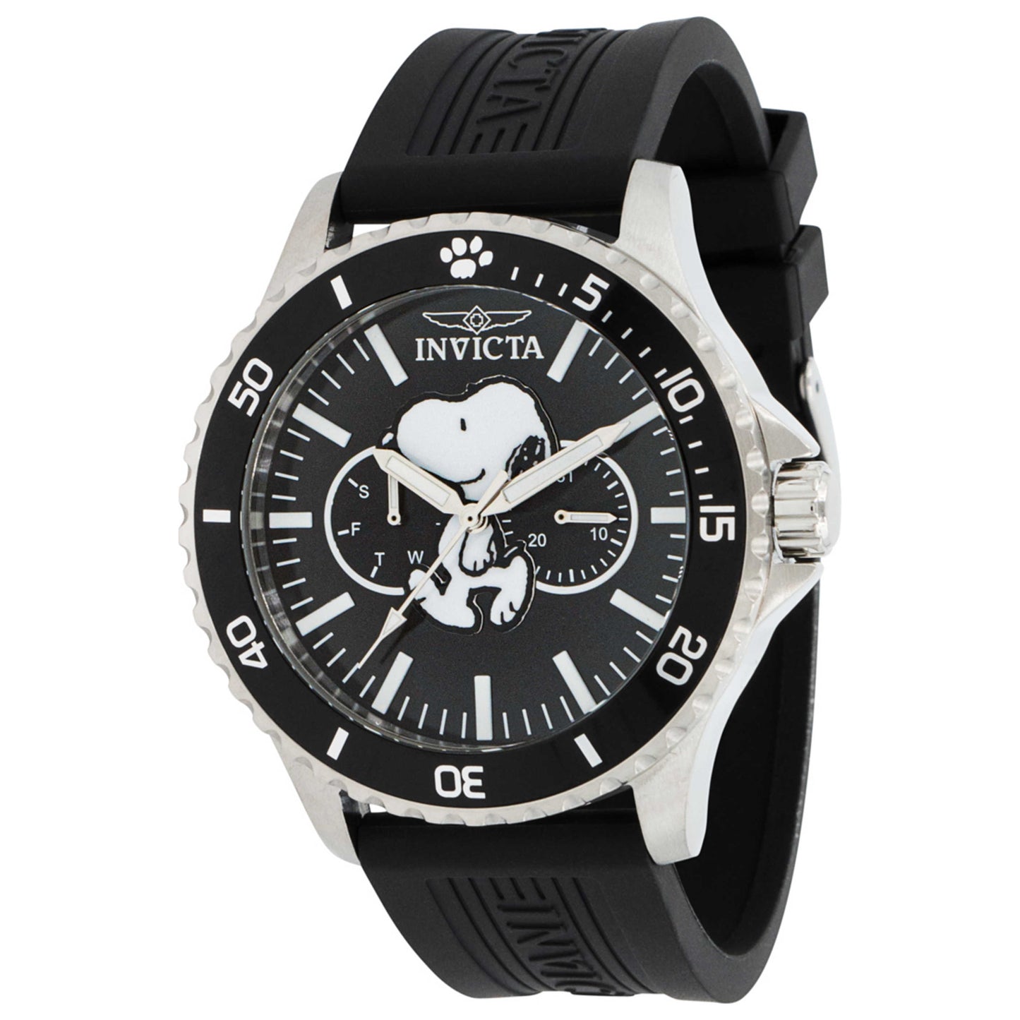 Front view of Invicta Snoopy Men's Quartz Watch IN-38644