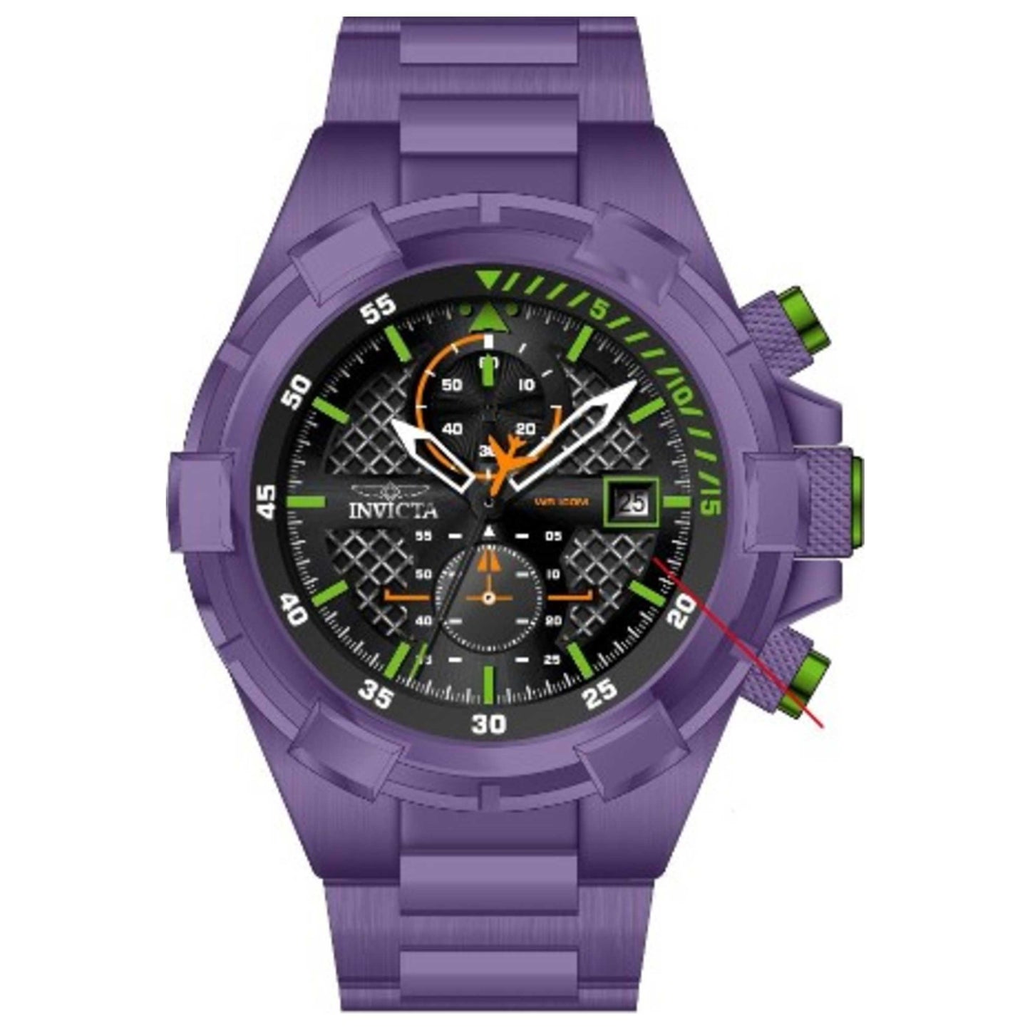 Front view of Invicta Aviator Men's Quartz Watch IN-39390