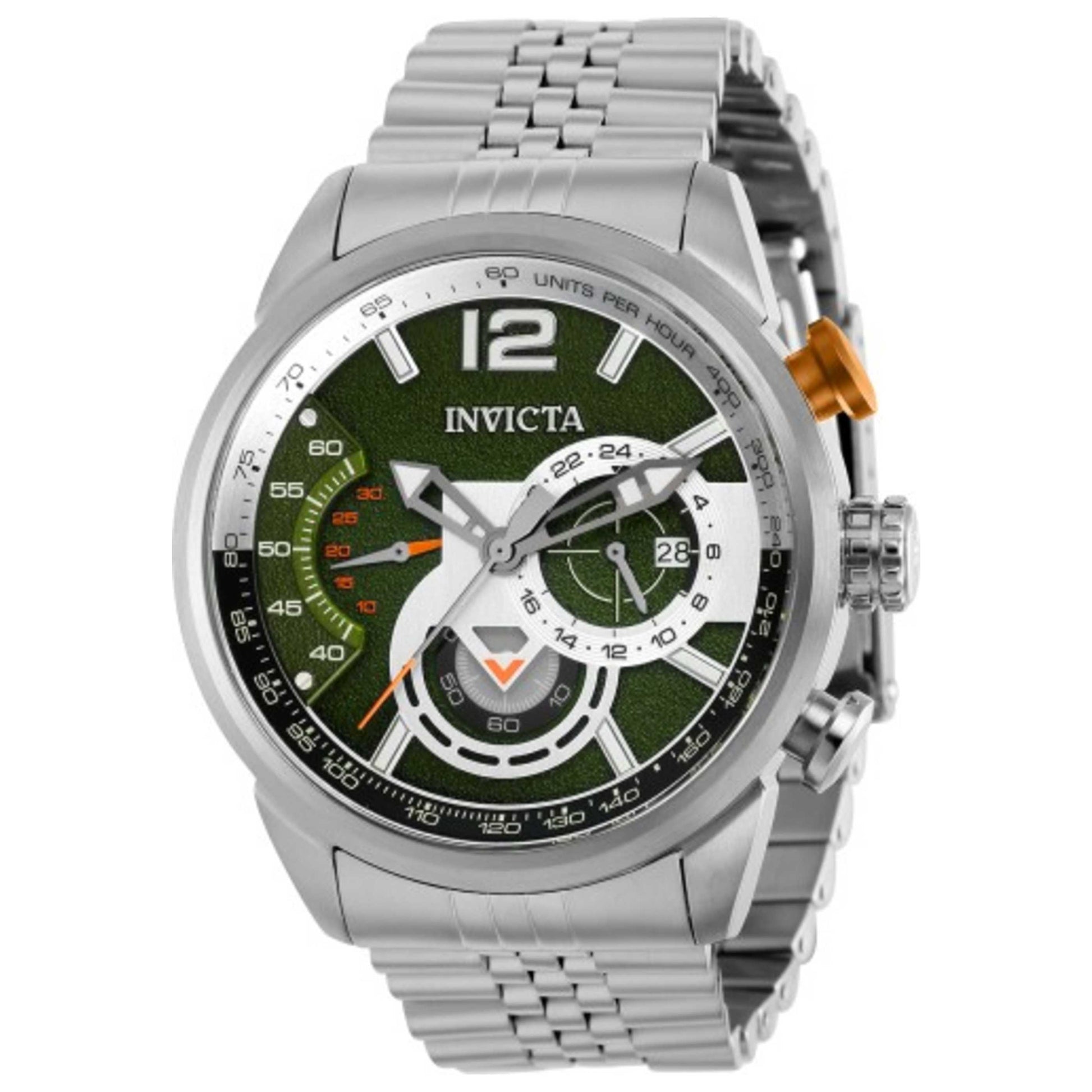 Front view of Invicta Aviator Men's Quartz Watch IN-39664