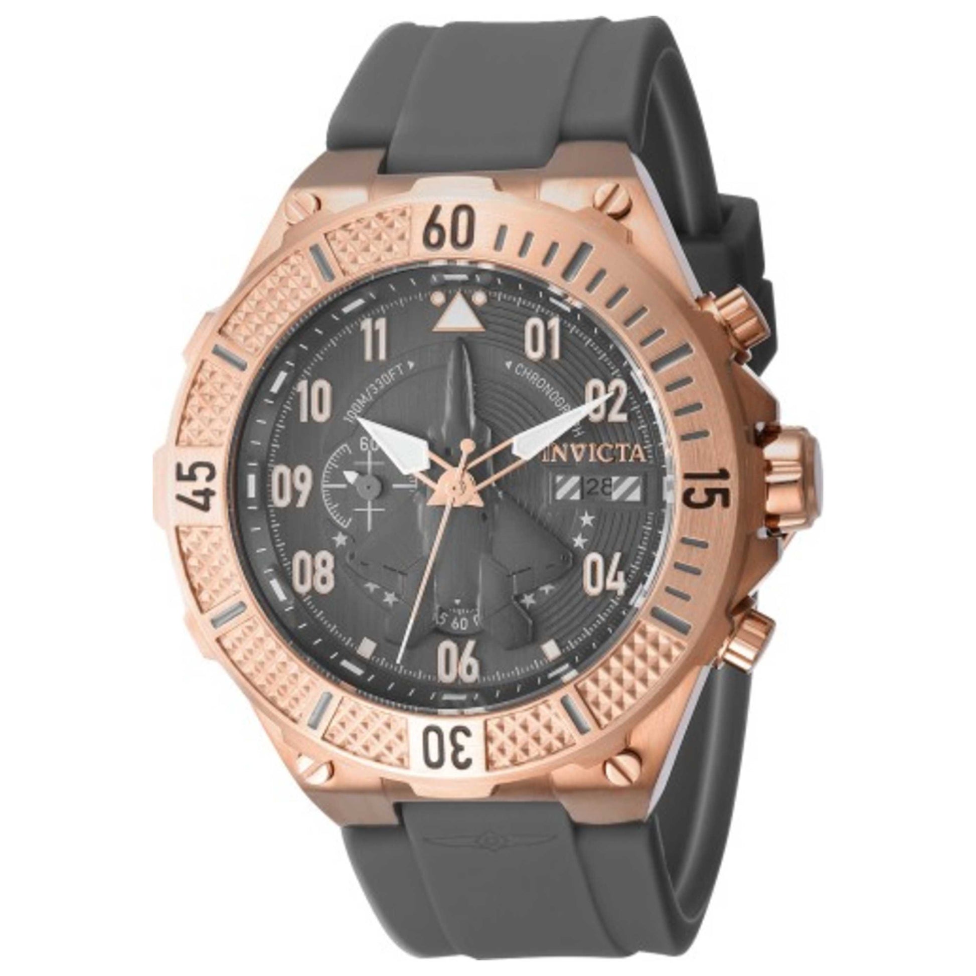 Front view of Invicta Aviator Men's Quartz Watch IN-39891