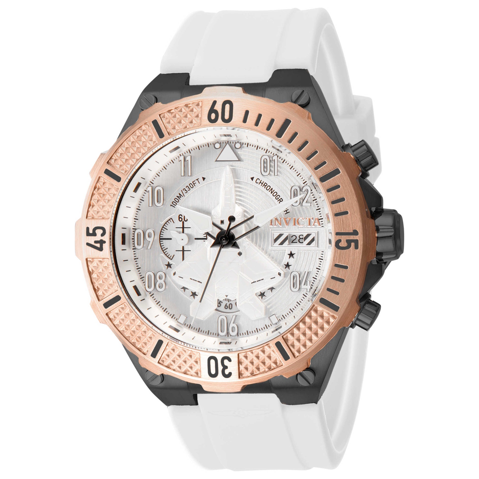 Front view of Invicta Aviator Men's Quartz Watch IN-39894